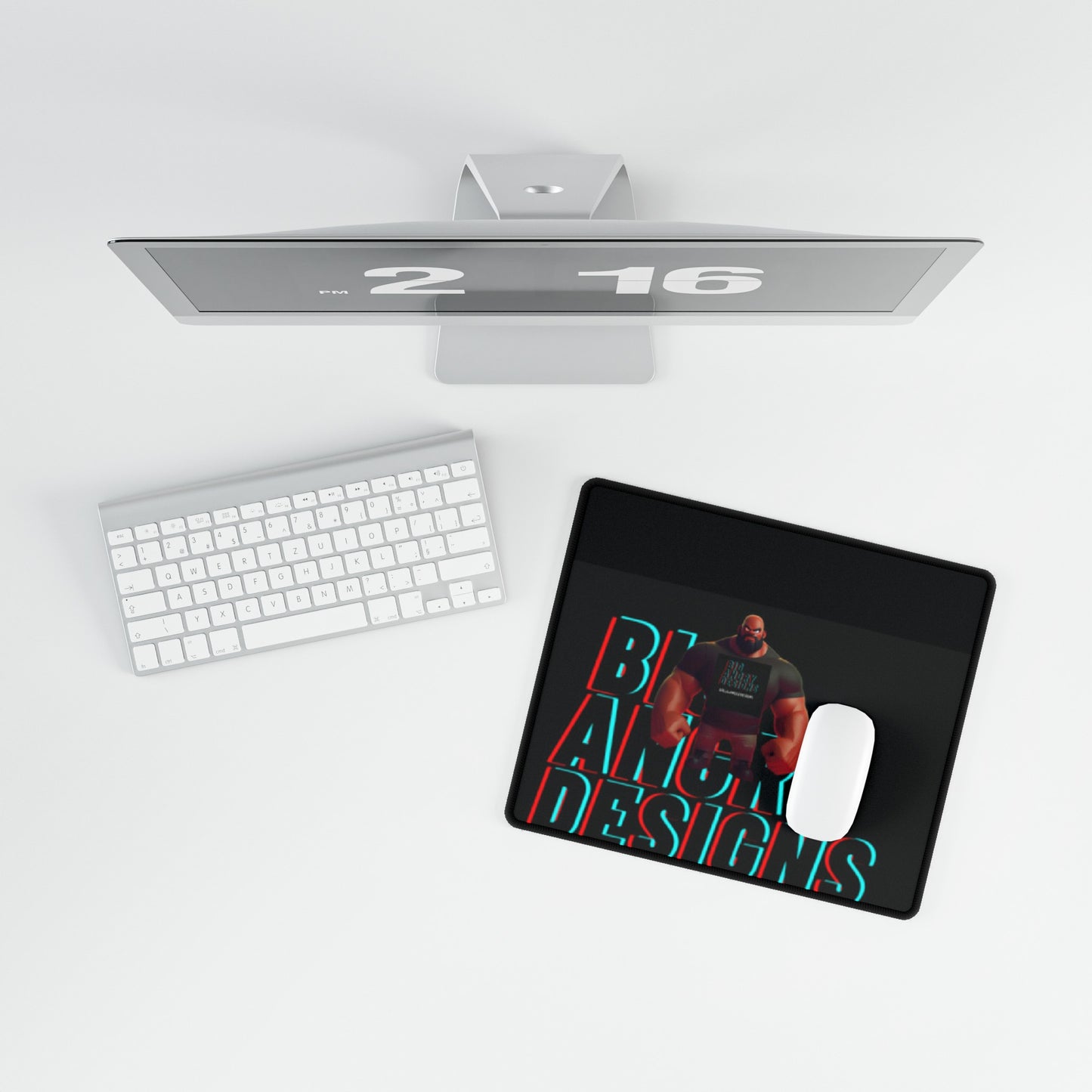 BIGxXxANGRY DESIGNS "BIG ANGRY" Mouse Pad