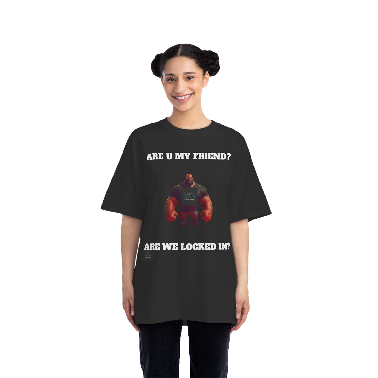 BIGxXxANGRY DESIGNS "ARE WE LOCKED IN" T-SHIRT