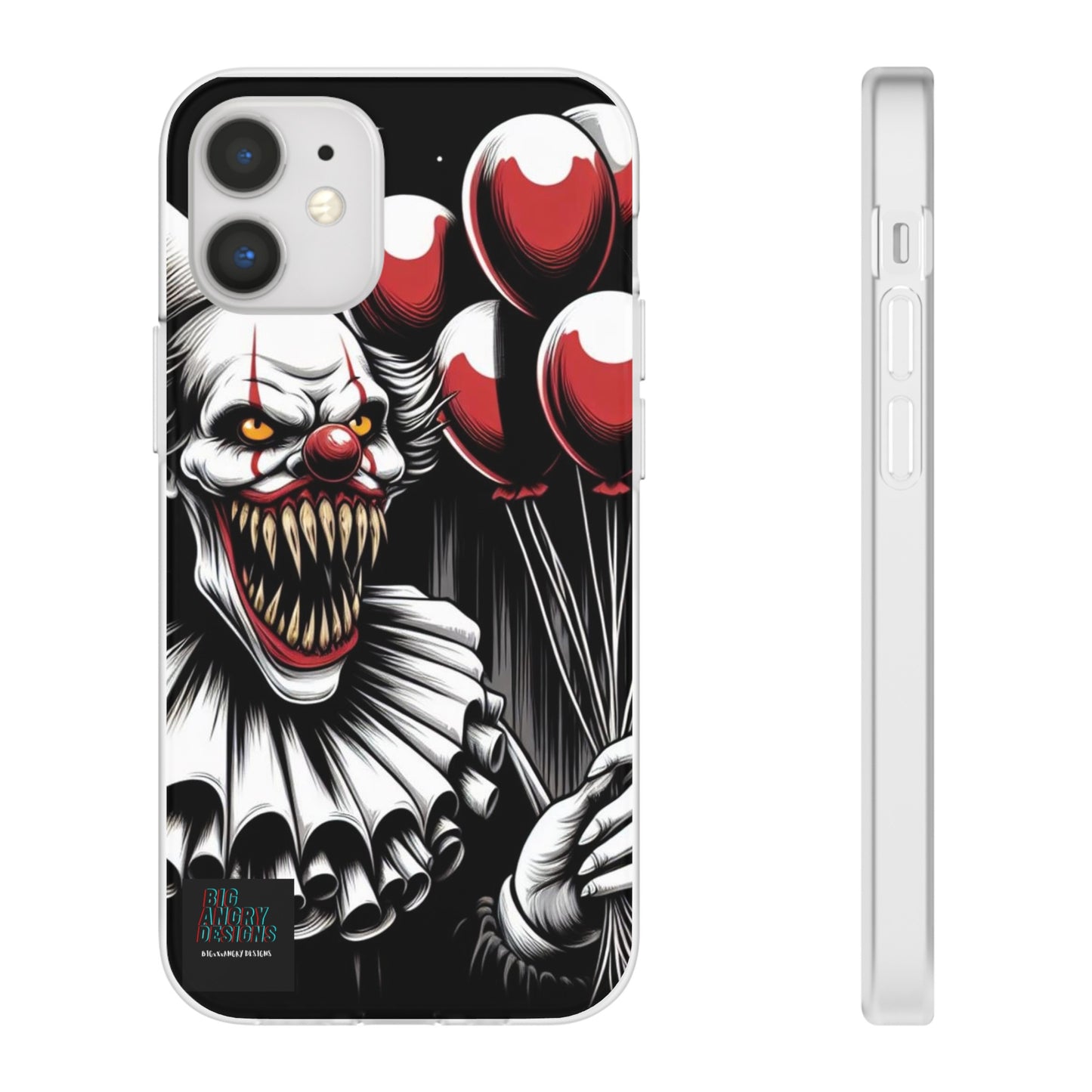 BIGxXxANGRY DESIGNS "BUBBLES THE CLOWN" Flex Case