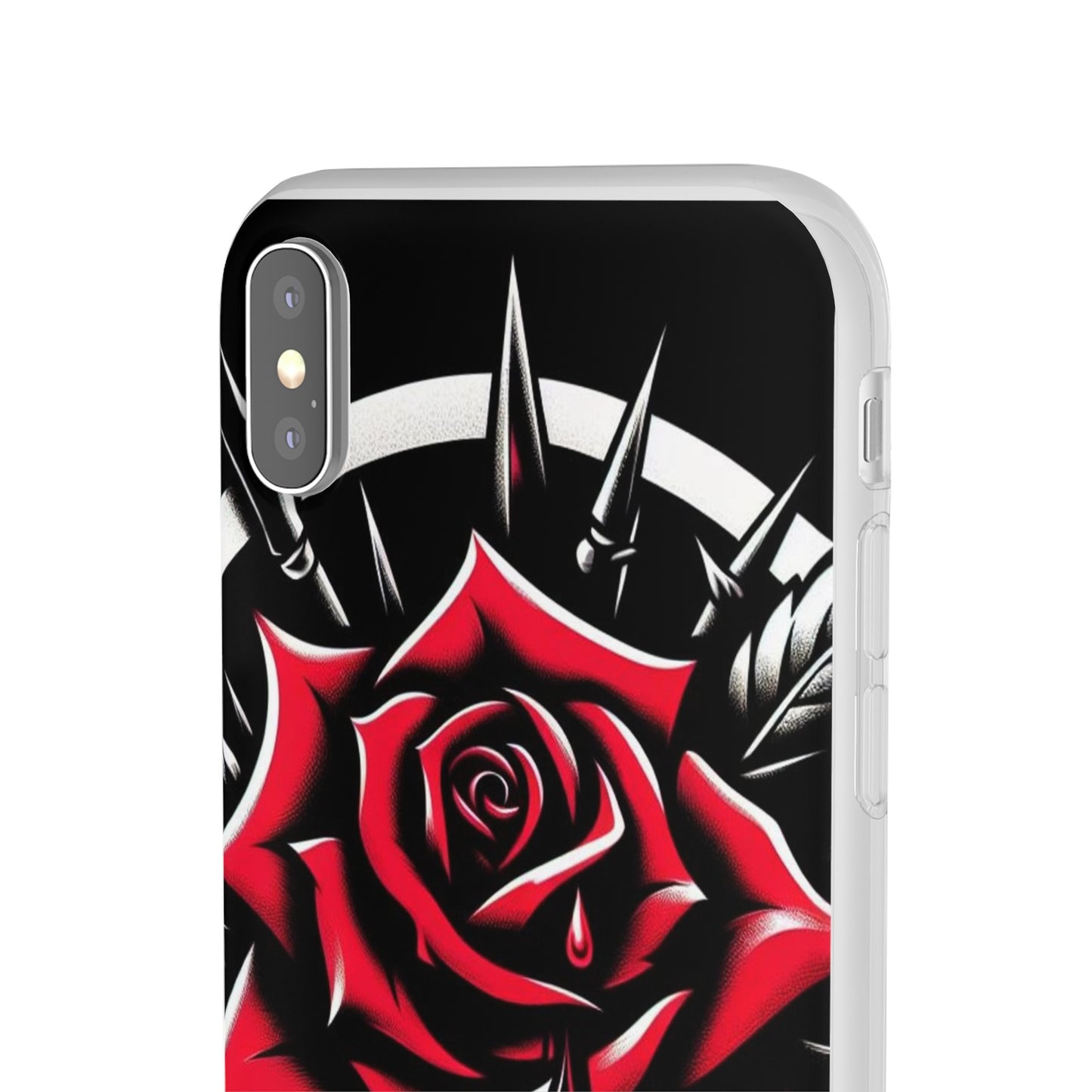 BIGxXxANGRY DESIGNS "Blood Rose" Flex Case