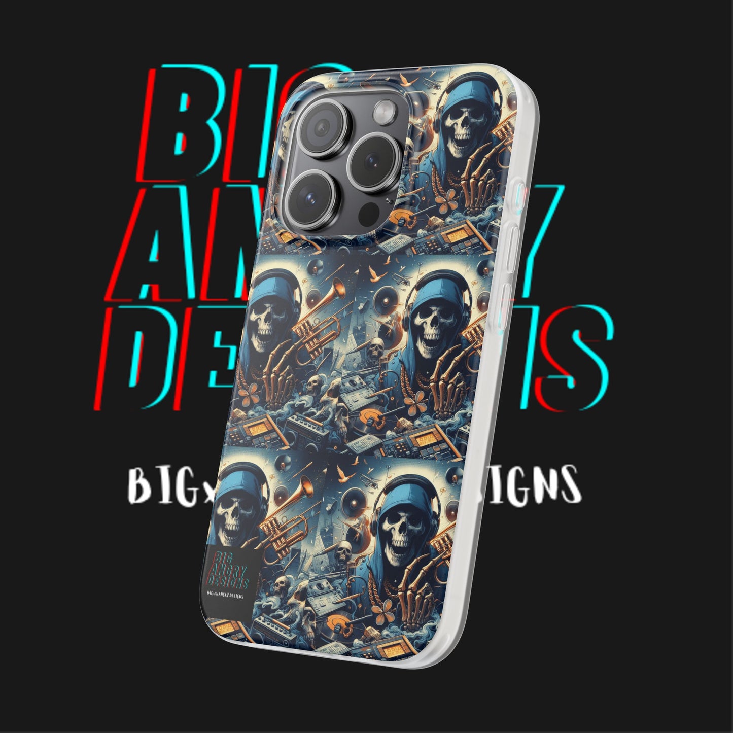 BIGxXxANGRY DESIGNS "COSMIC JAM" Flex Case