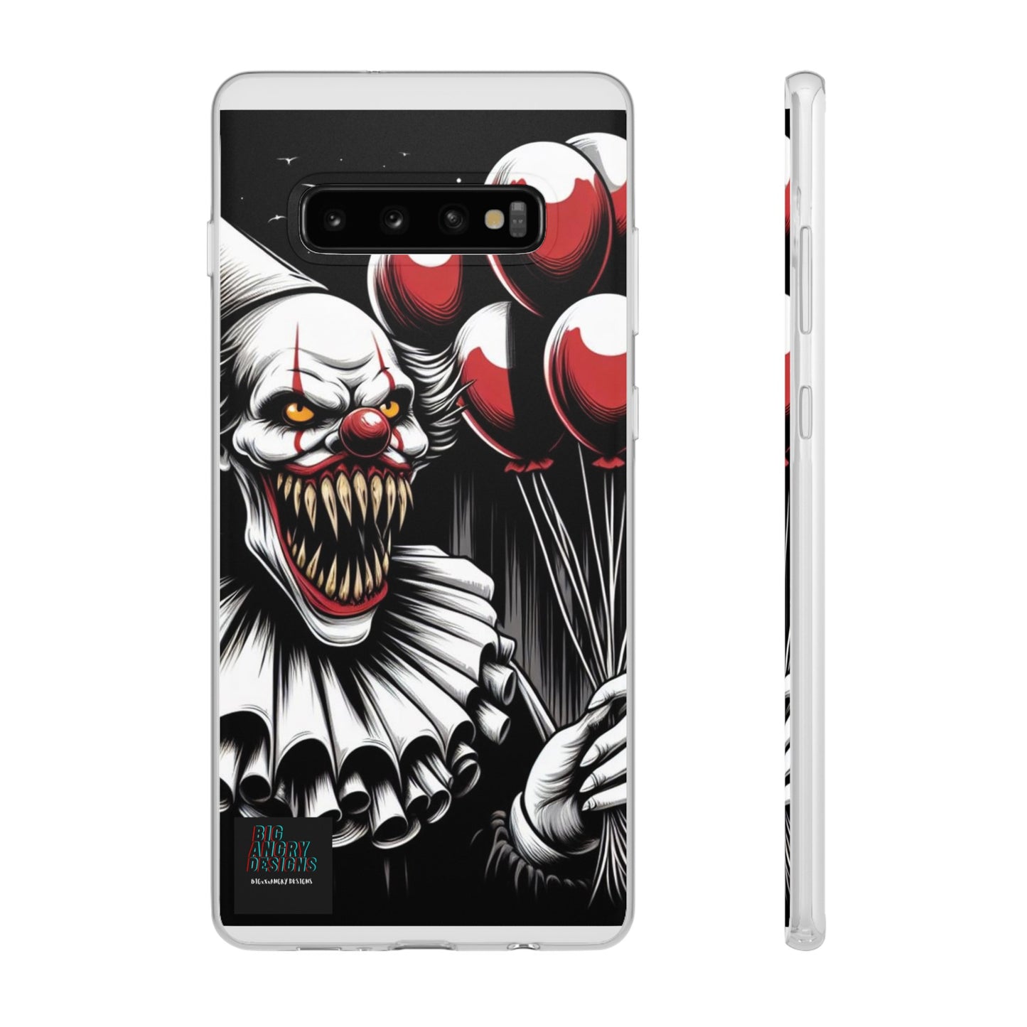 BIGxXxANGRY DESIGNS "BUBBLES THE CLOWN" Flex Case