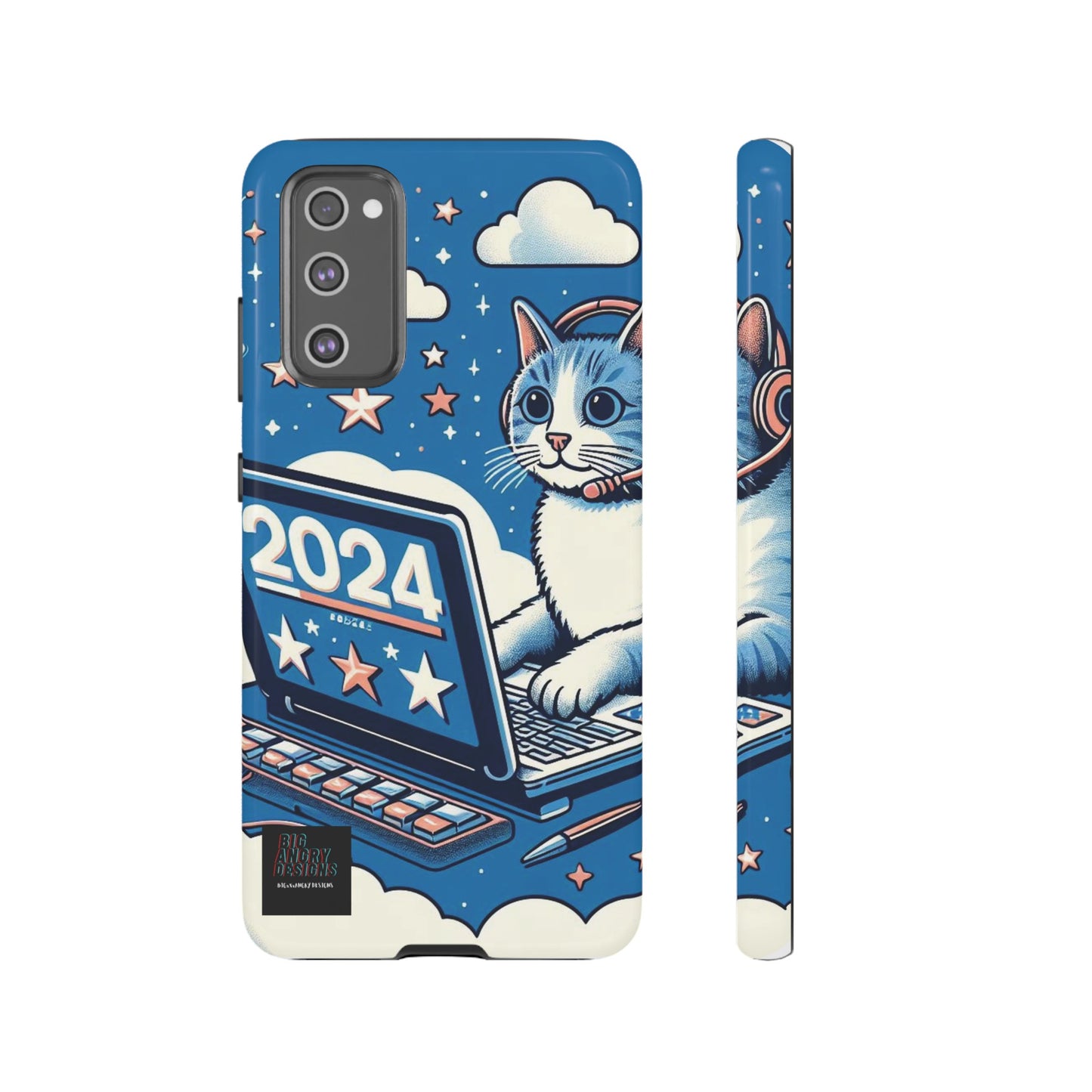 BIGxXxANGRY DESIGNS "2024  Kitty" Protective Phone Case