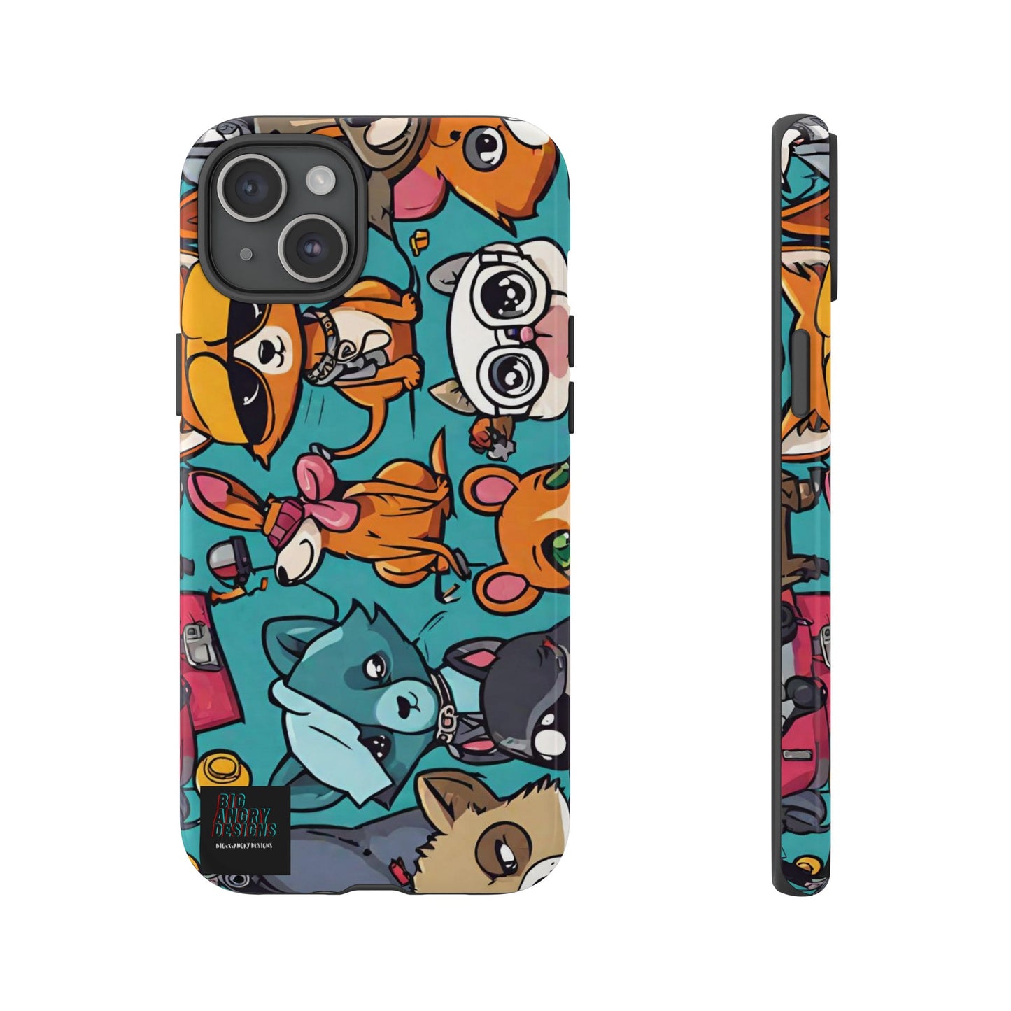 BIGxXxANGRY DESIGNS  "Paw Pals" Protective Phone Case