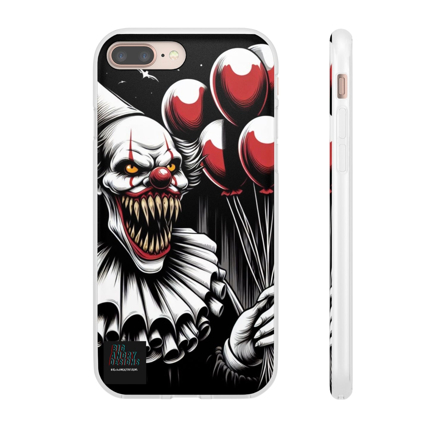 BIGxXxANGRY DESIGNS "BUBBLES THE CLOWN" Flex Case