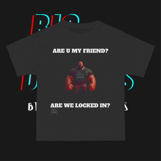 BIGxXxANGRY DESIGNS "ARE WE LOCKED IN" T-SHIRT