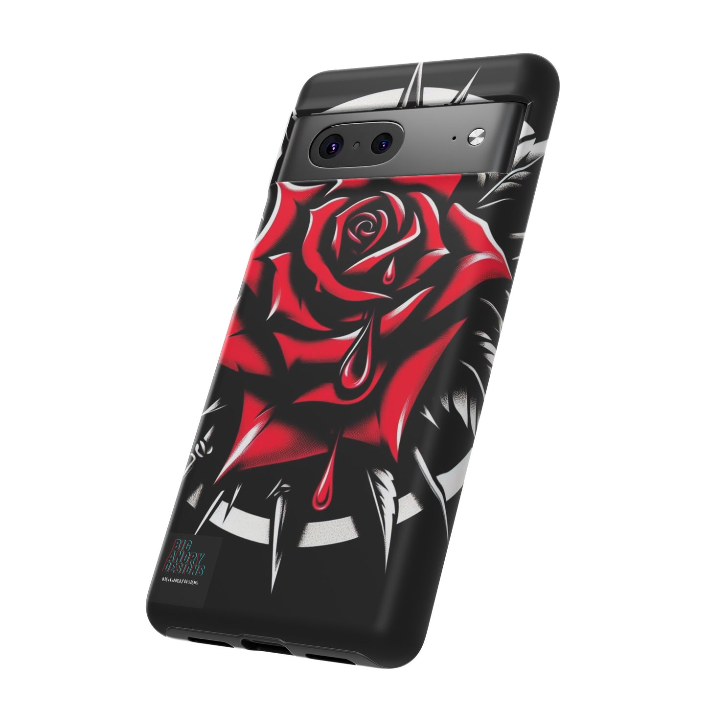 BIGxXxANGRY DESIGNS "Blood Rose" Protective Phone Case