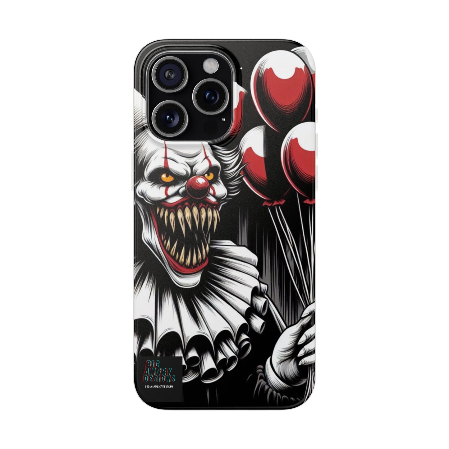 BIGxXxANGRY DESIGNS "BUBBLES THE CLOWN" Flex Case