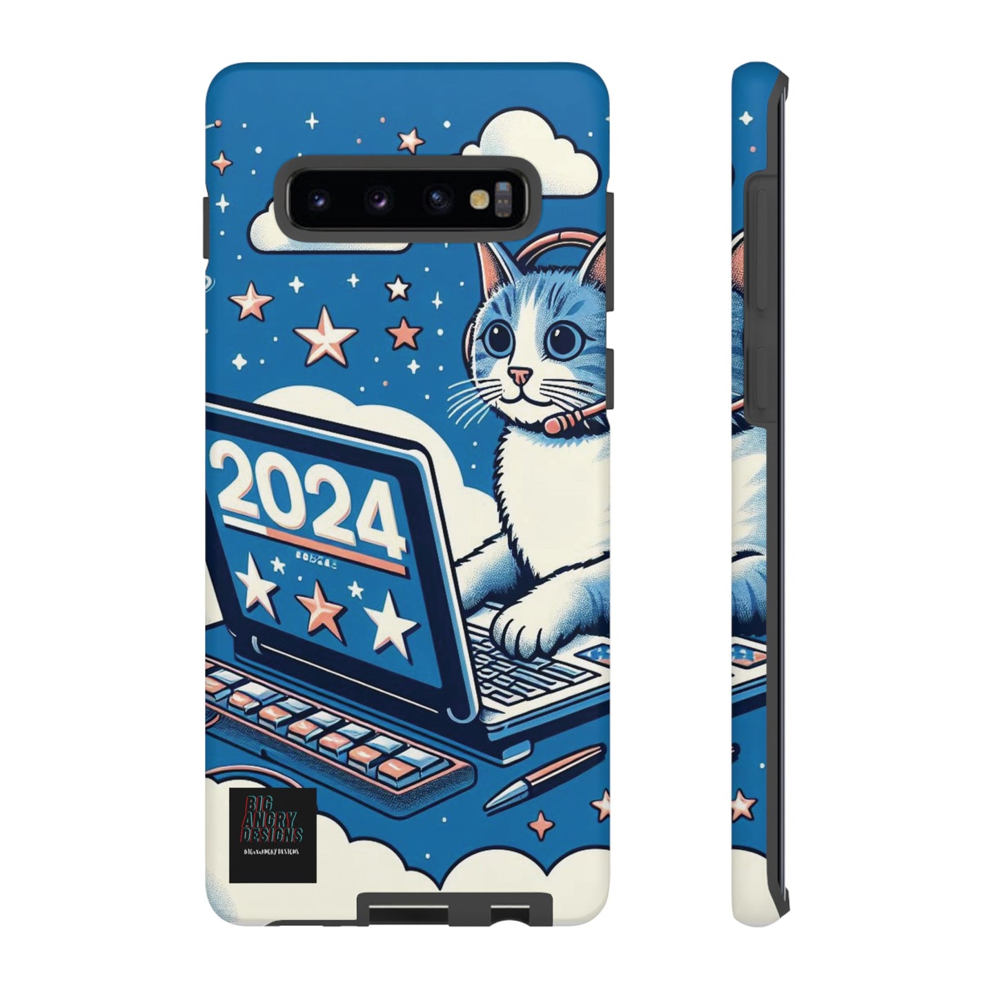 BIGxXxANGRY DESIGNS "2024  Kitty" Protective Phone Case