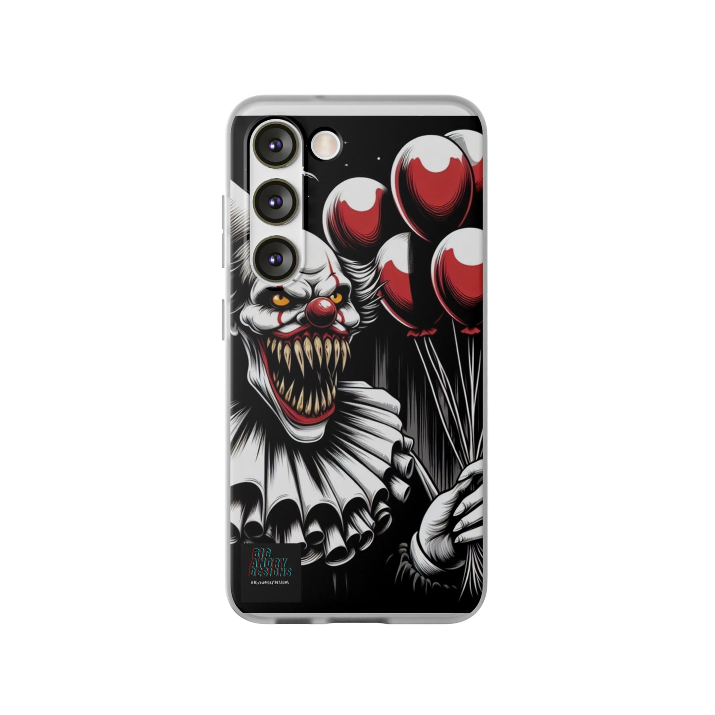 BIGxXxANGRY DESIGNS "BUBBLES THE CLOWN" Flex Case