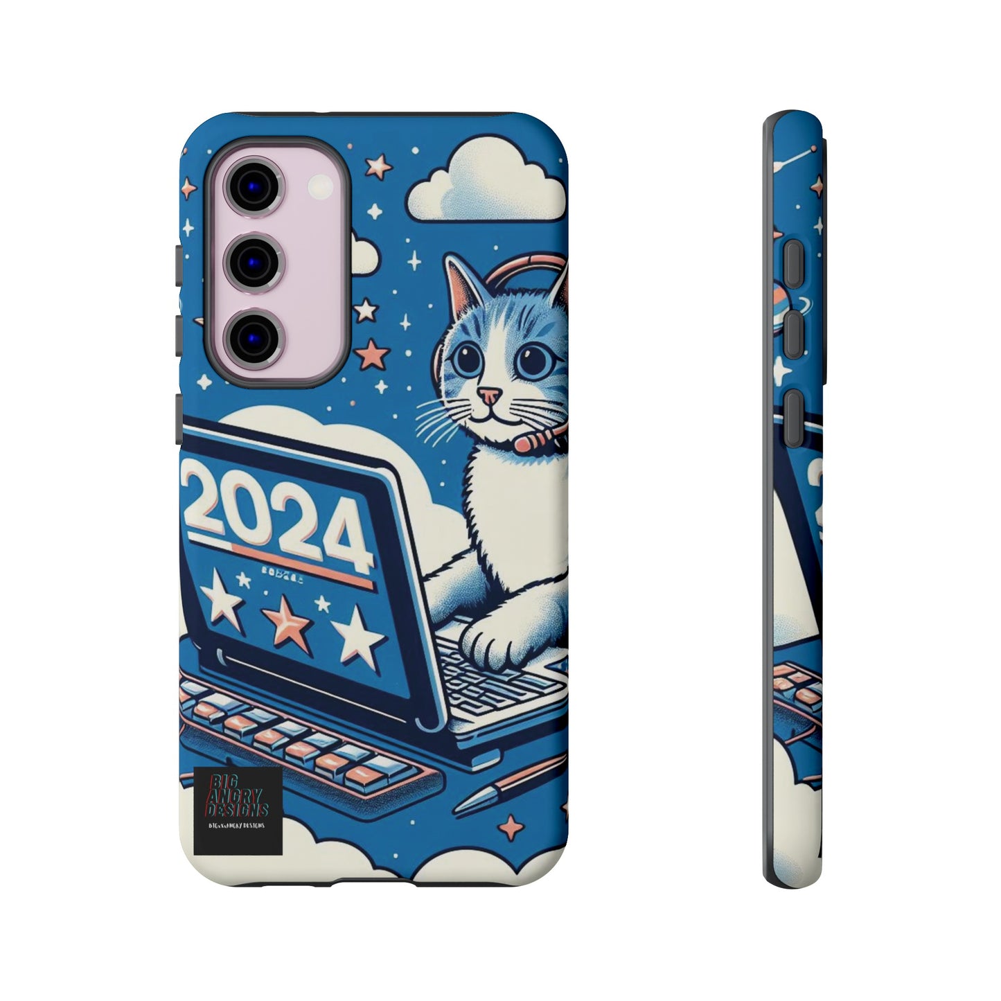 BIGxXxANGRY DESIGNS "2024  Kitty" Protective Phone Case