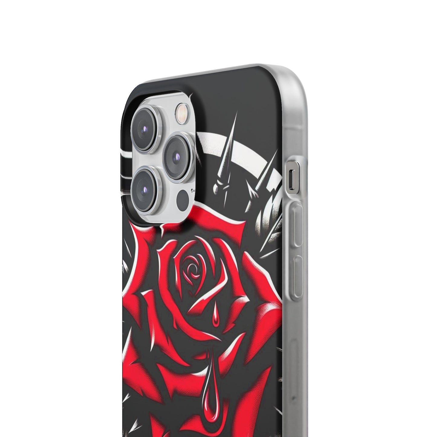 BIGxXxANGRY DESIGNS "Blood Rose" Flex Case