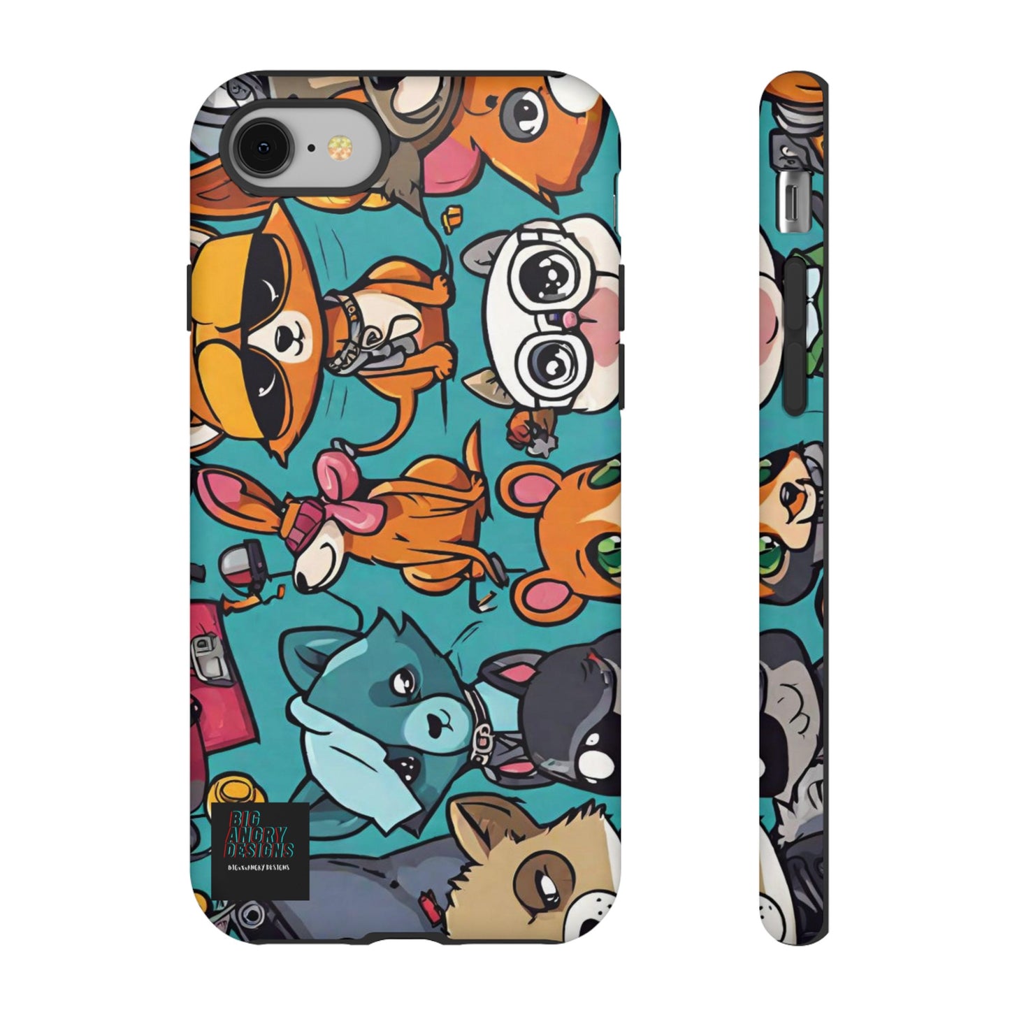 BIGxXxANGRY DESIGNS  "Paw Pals" Protective Phone Case