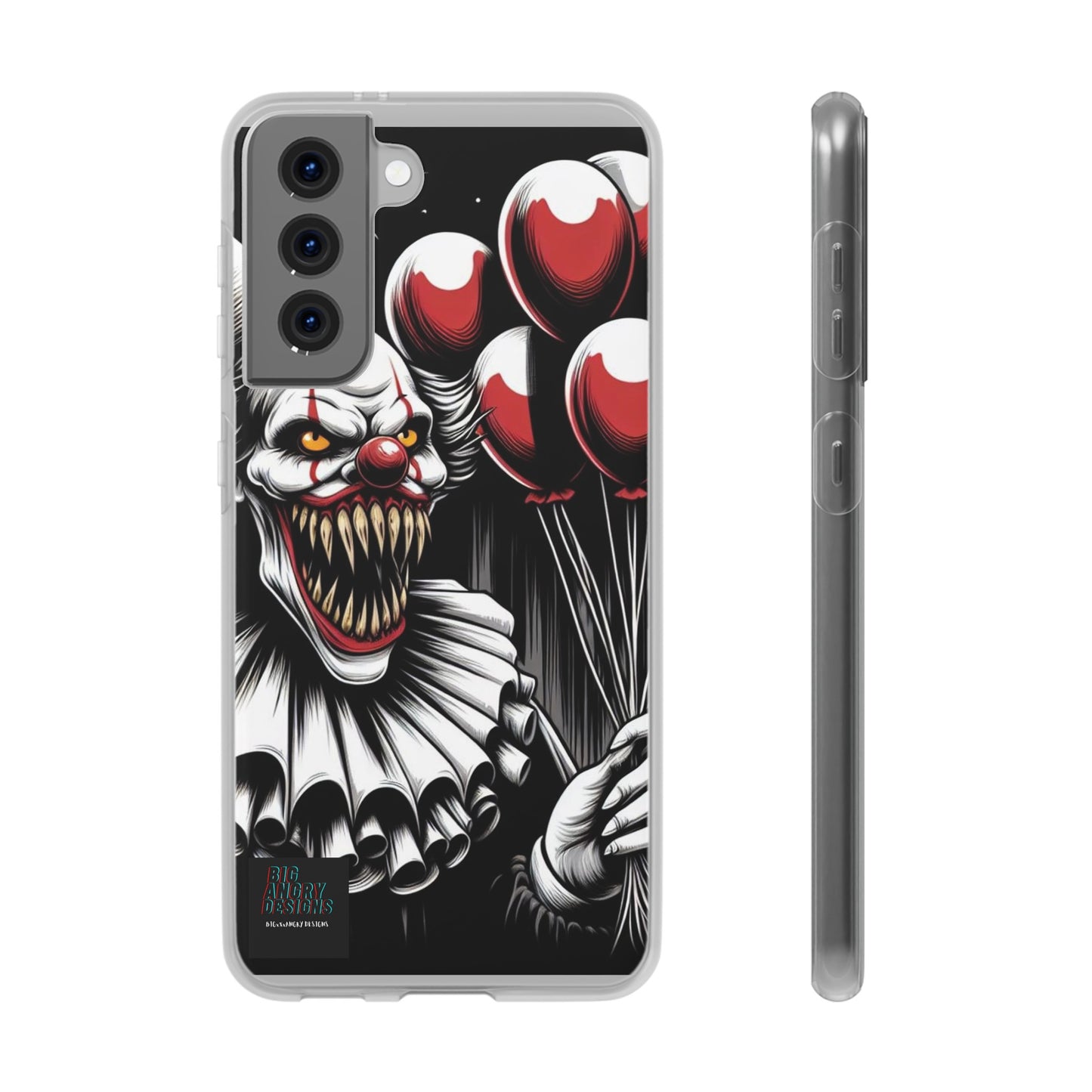 BIGxXxANGRY DESIGNS "BUBBLES THE CLOWN" Flex Case