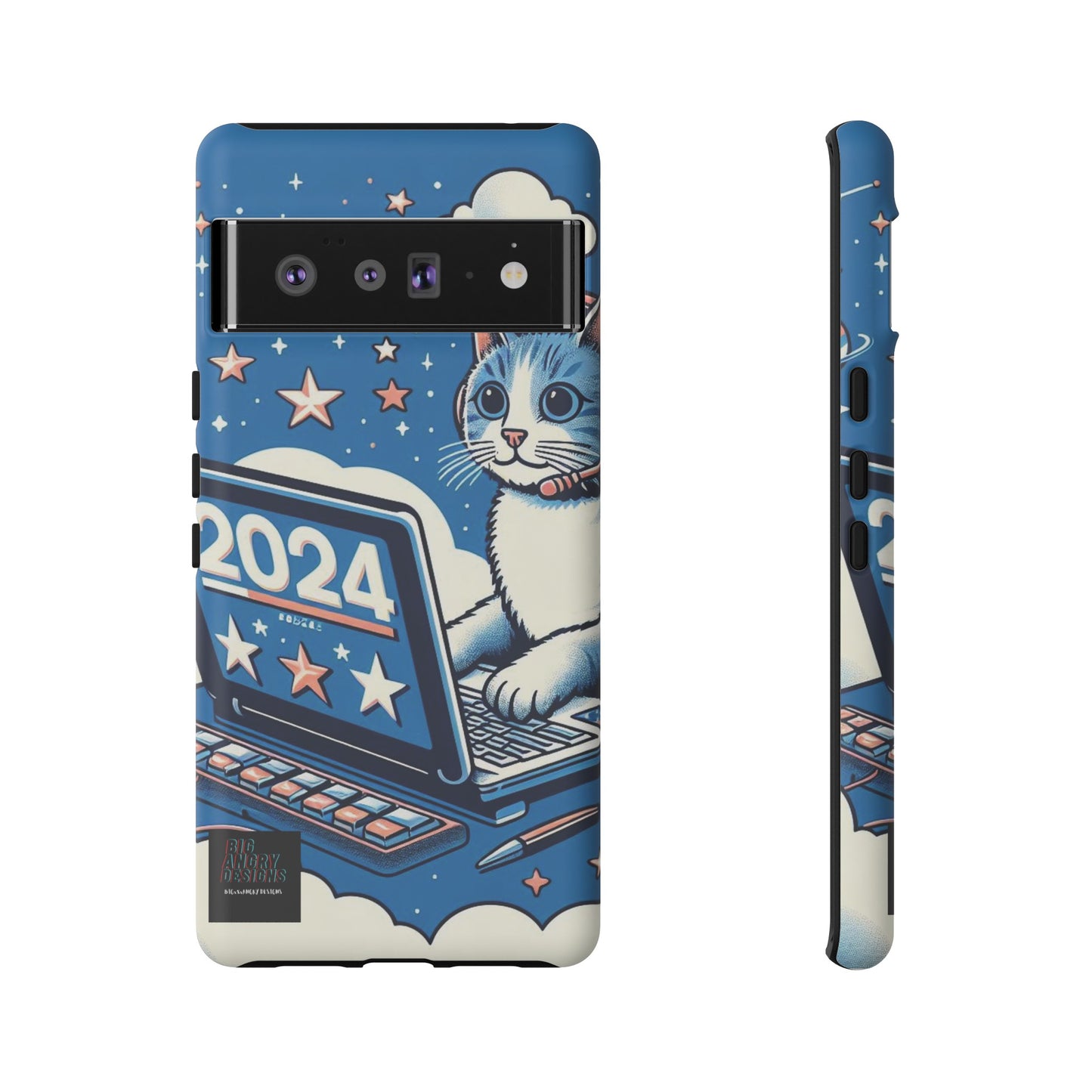 BIGxXxANGRY DESIGNS "2024  Kitty" Protective Phone Case