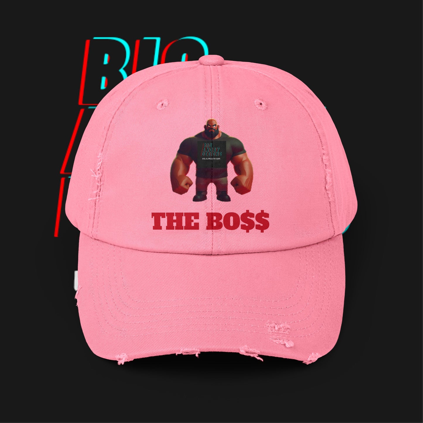 BIGxXxANGRY DESIGNS "THE BO$$" LOGO HAT