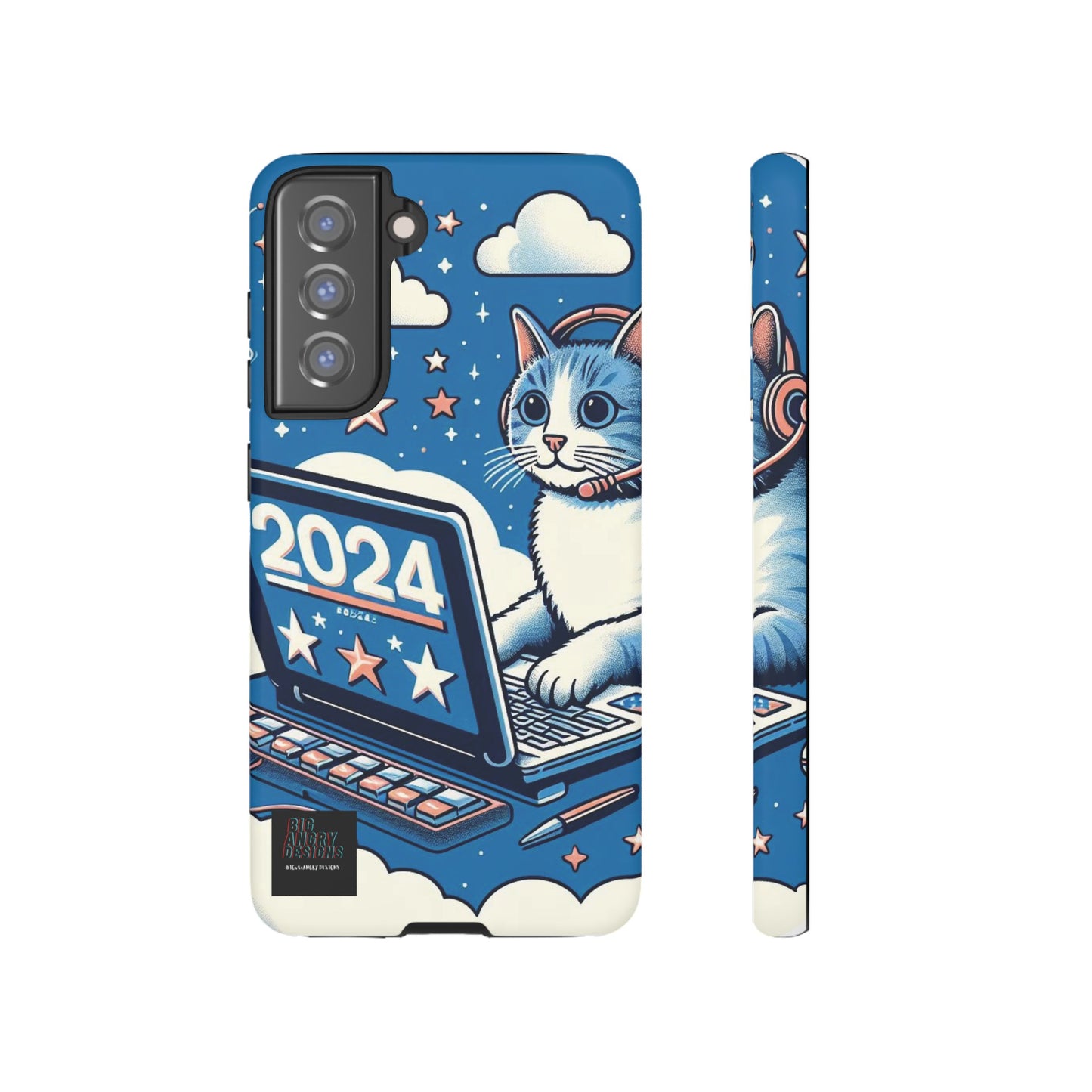 BIGxXxANGRY DESIGNS "2024  Kitty" Protective Phone Case