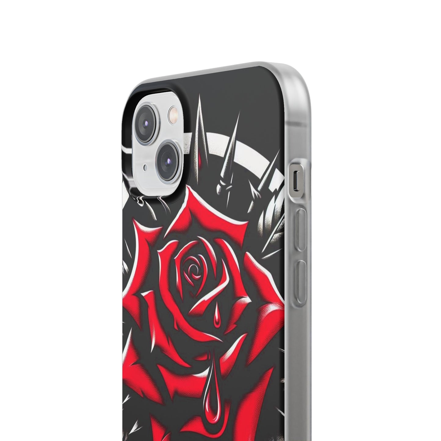 BIGxXxANGRY DESIGNS "Blood Rose" Flex Case