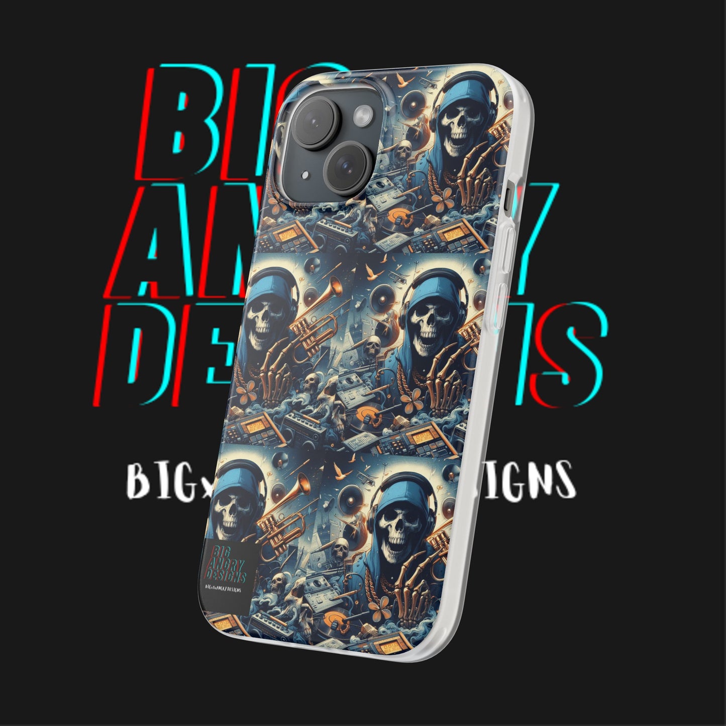 BIGxXxANGRY DESIGNS "COSMIC JAM" Flex Case