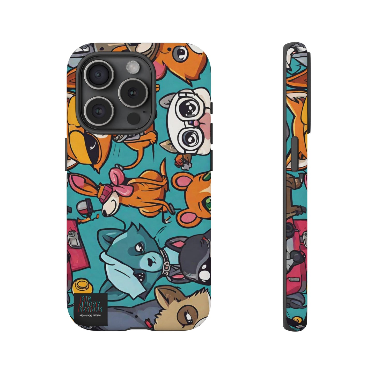 BIGxXxANGRY DESIGNS  "Paw Pals" Protective Phone Case