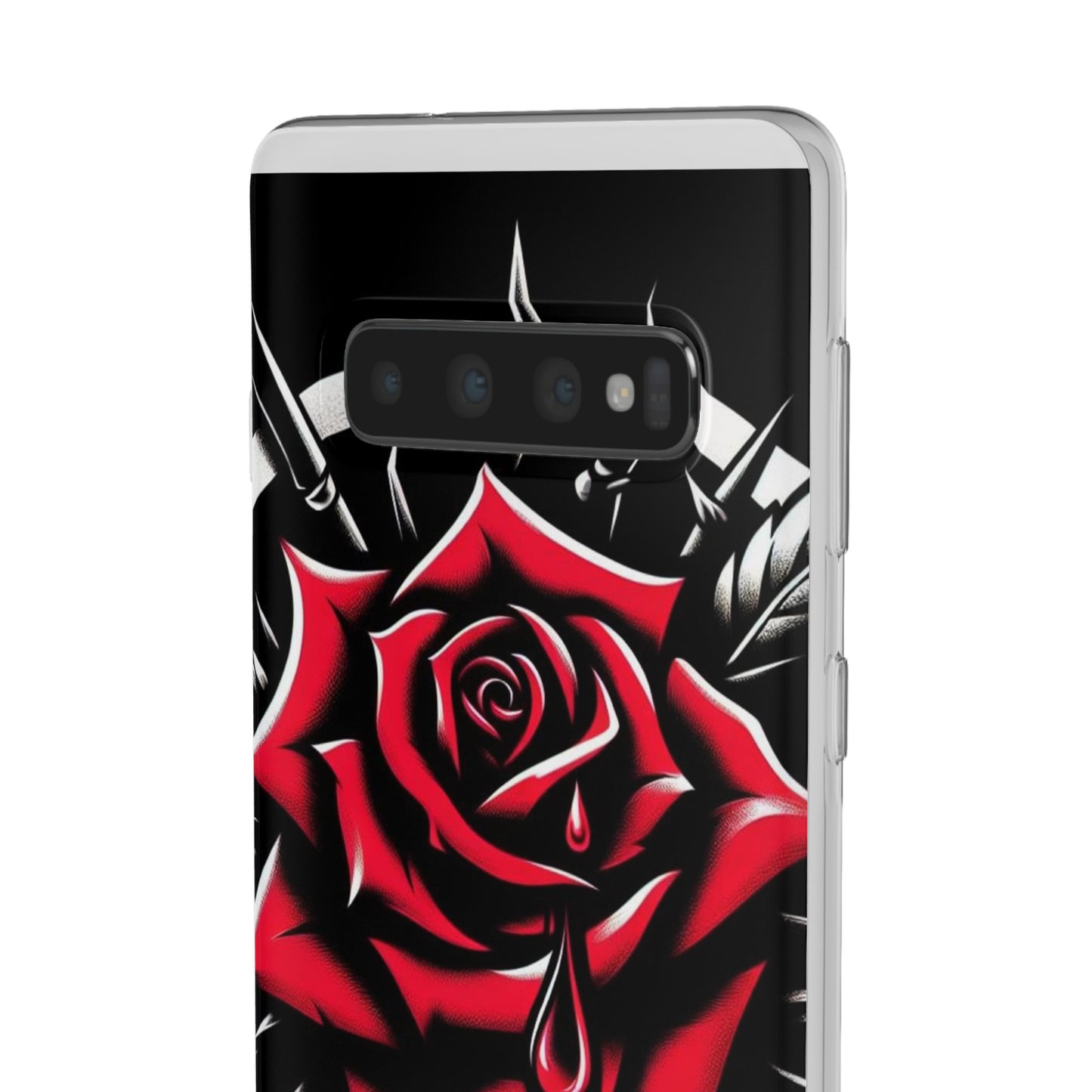 BIGxXxANGRY DESIGNS "Blood Rose" Flex Case