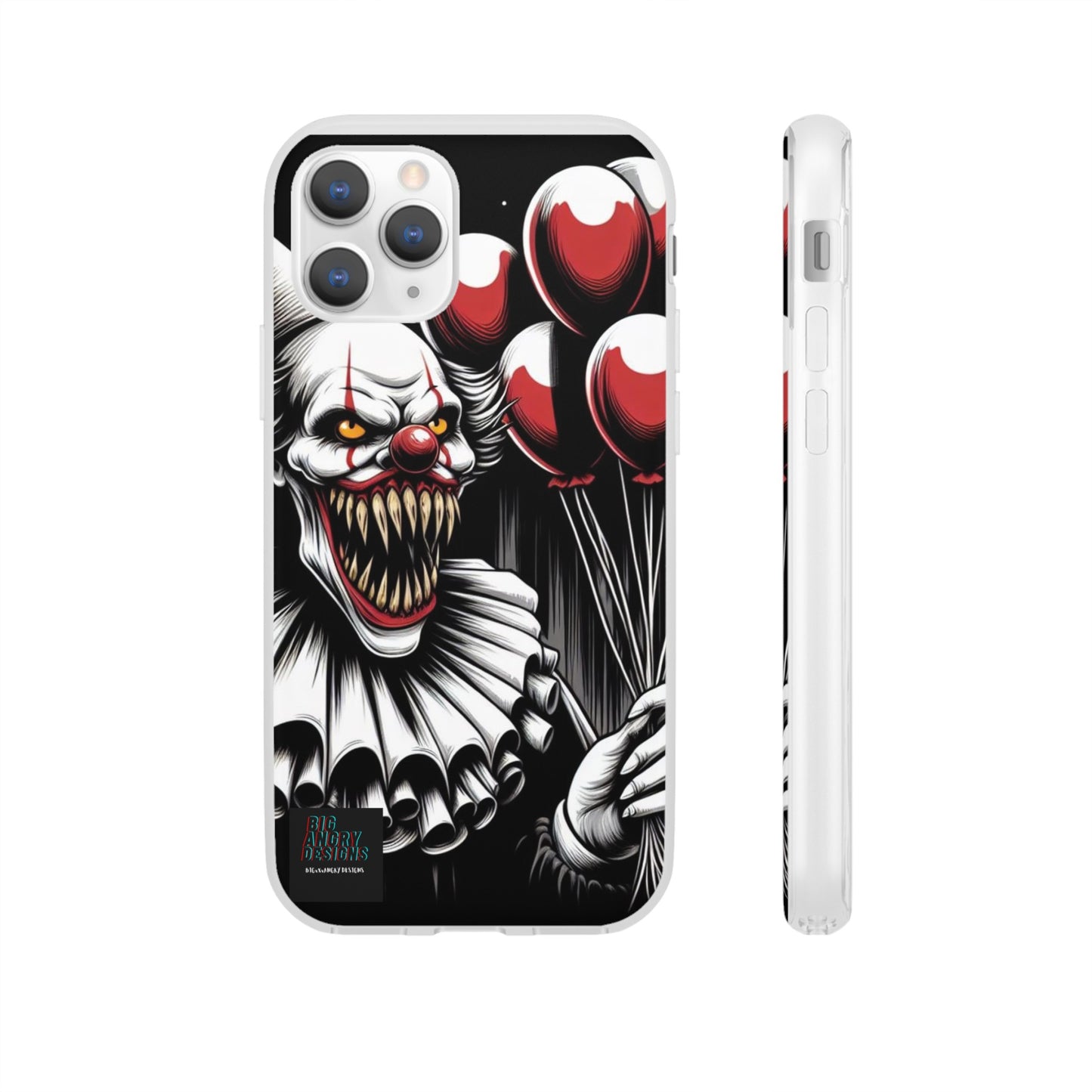 BIGxXxANGRY DESIGNS "BUBBLES THE CLOWN" Flex Case