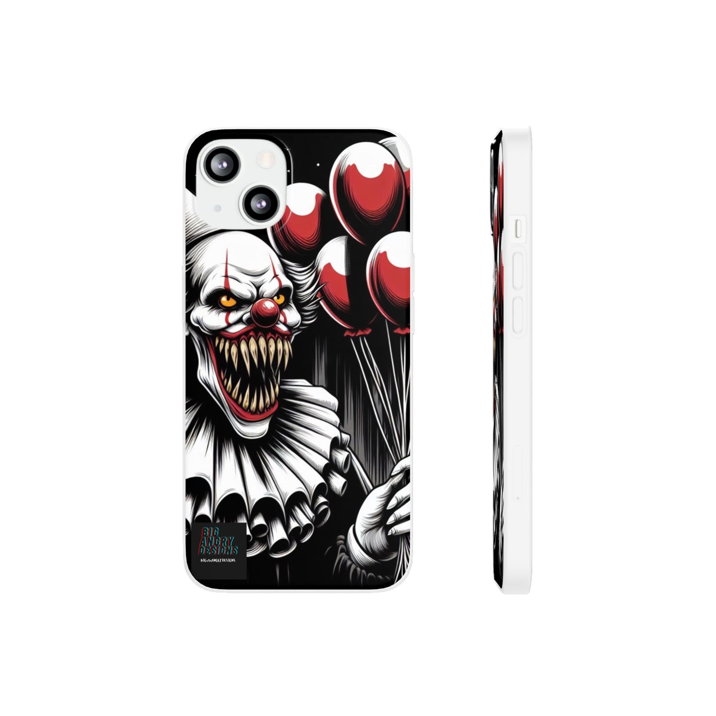 BIGxXxANGRY DESIGNS "BUBBLES THE CLOWN" Flex Case