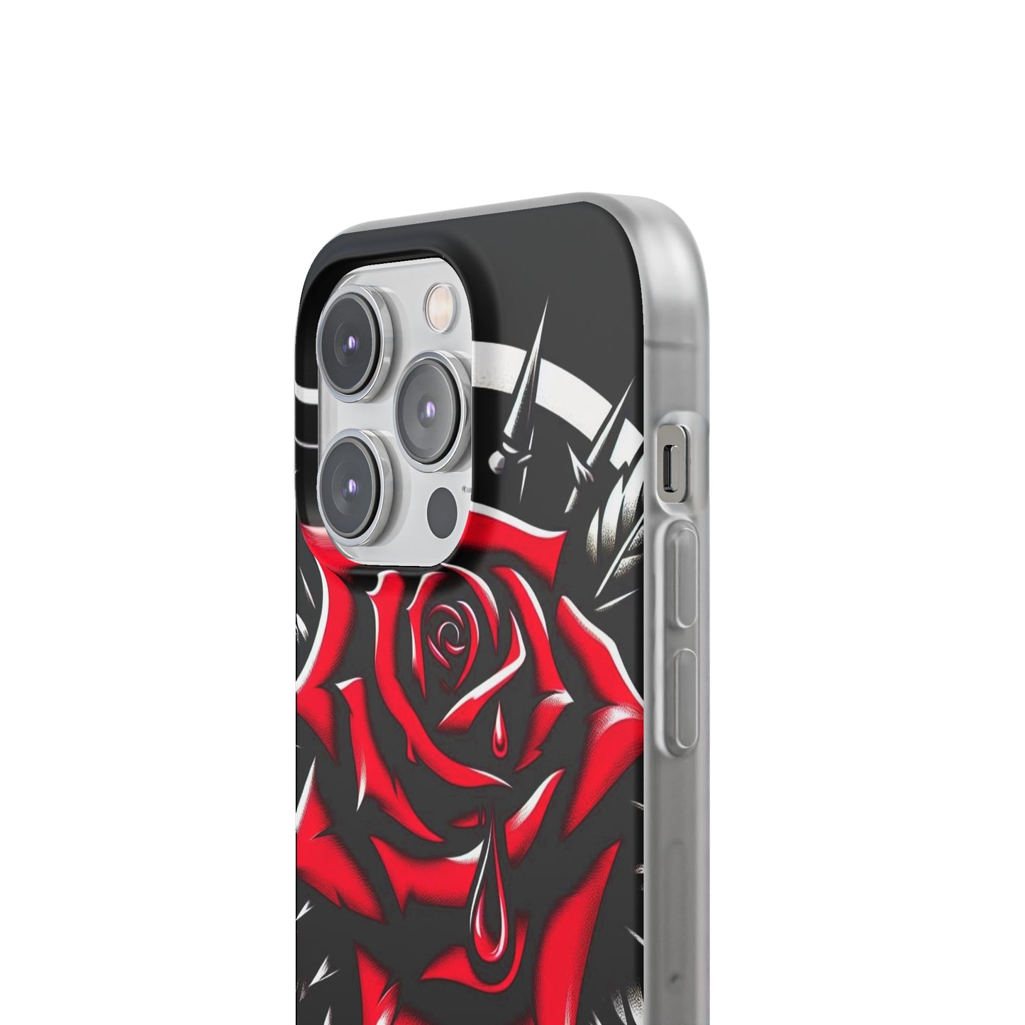 BIGxXxANGRY DESIGNS "Blood Rose" Flex Case