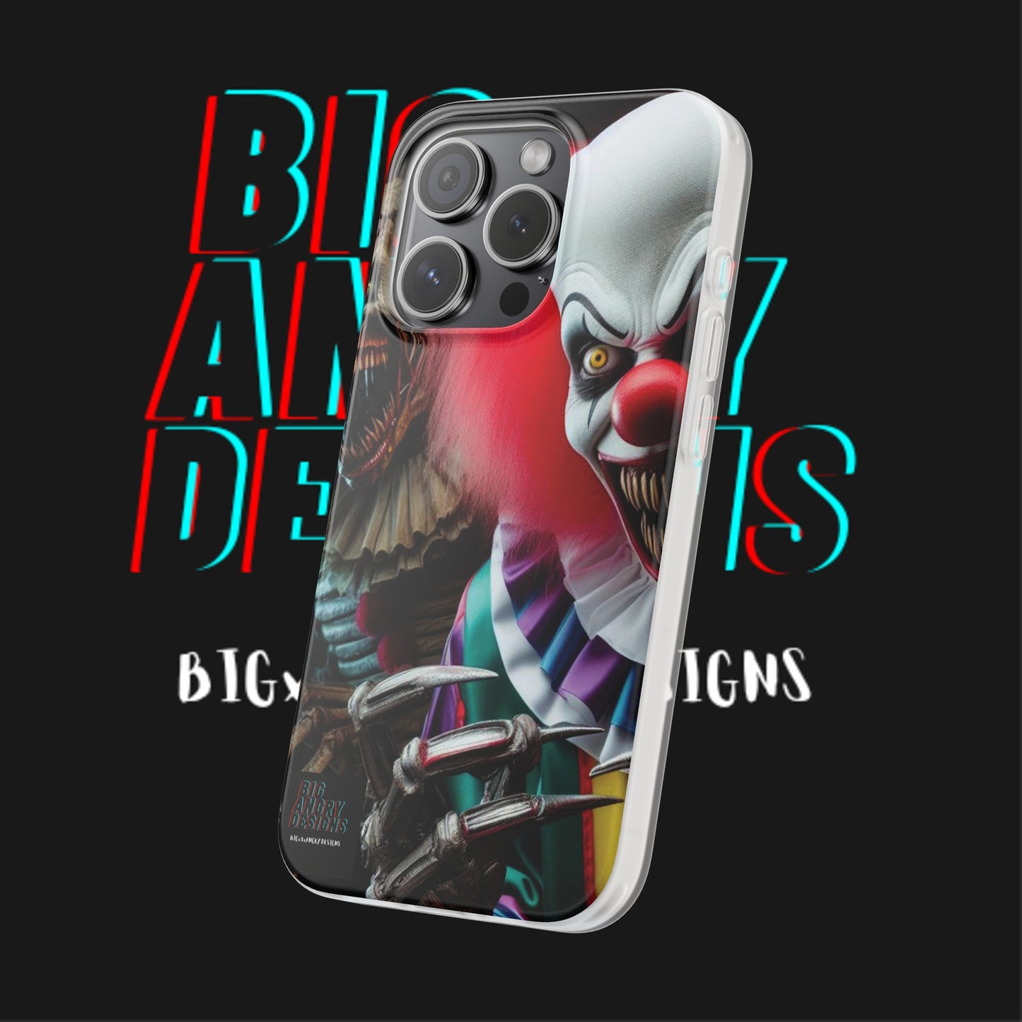 BIGxXxANGRY DESIGNS "Coulrophobia" Flex Case