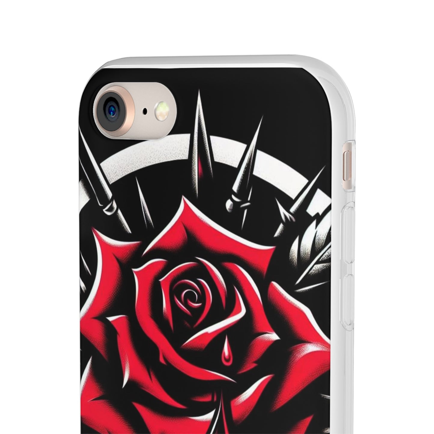 BIGxXxANGRY DESIGNS "Blood Rose" Flex Case