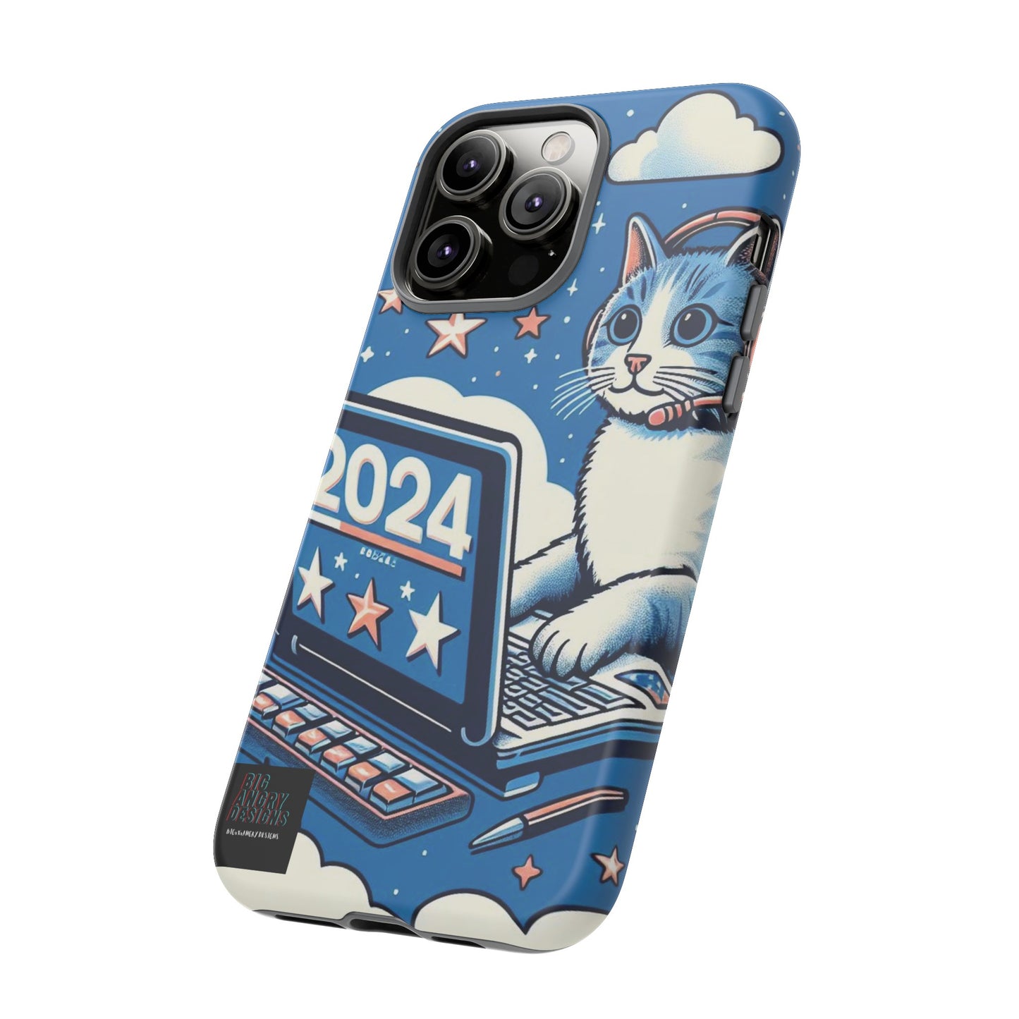 BIGxXxANGRY DESIGNS "2024  Kitty" Protective Phone Case