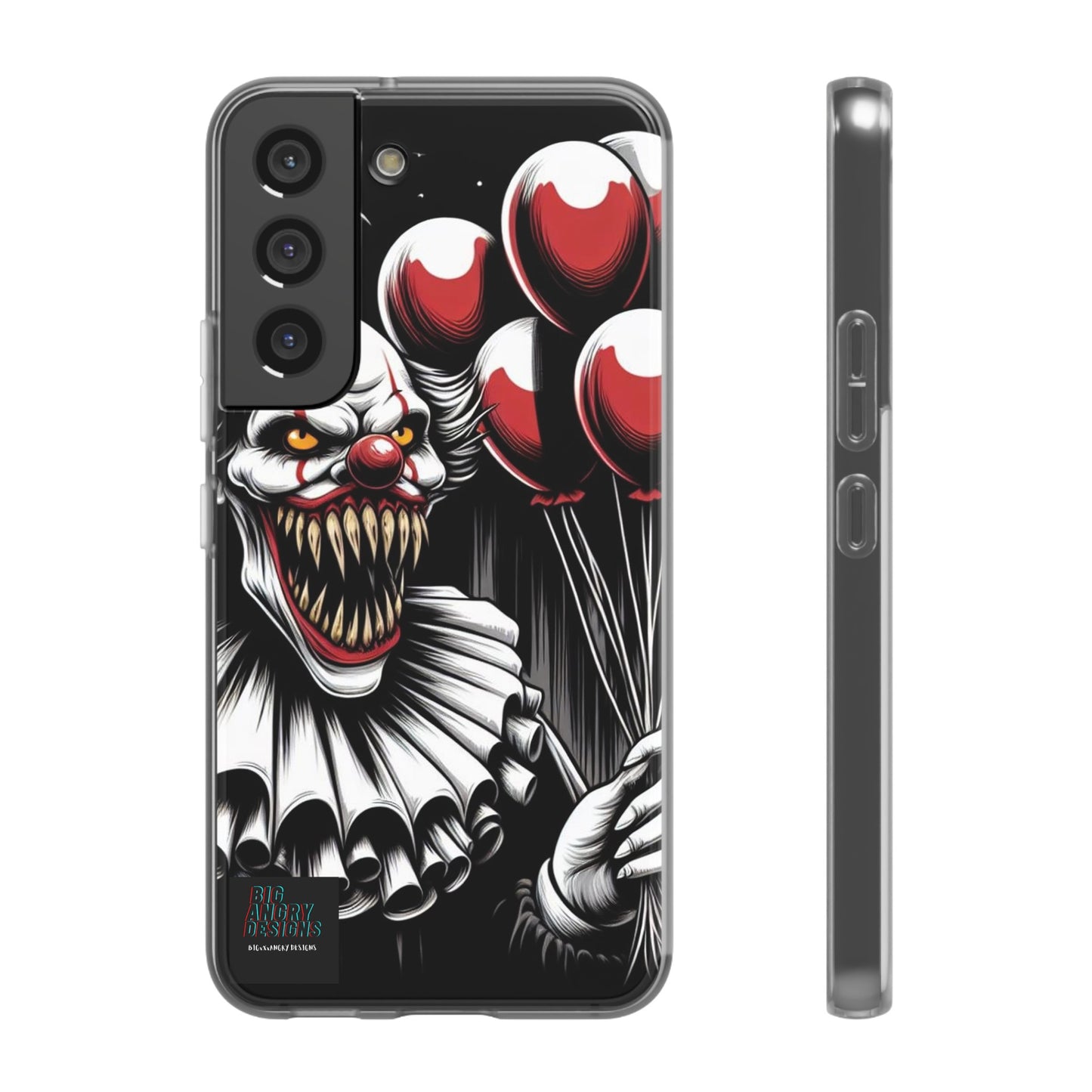 BIGxXxANGRY DESIGNS "BUBBLES THE CLOWN" Flex Case