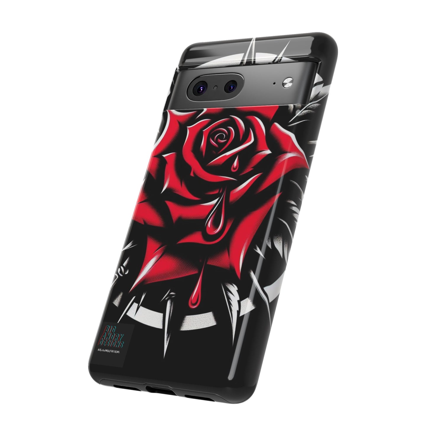 BIGxXxANGRY DESIGNS "Blood Rose" Protective Phone Case