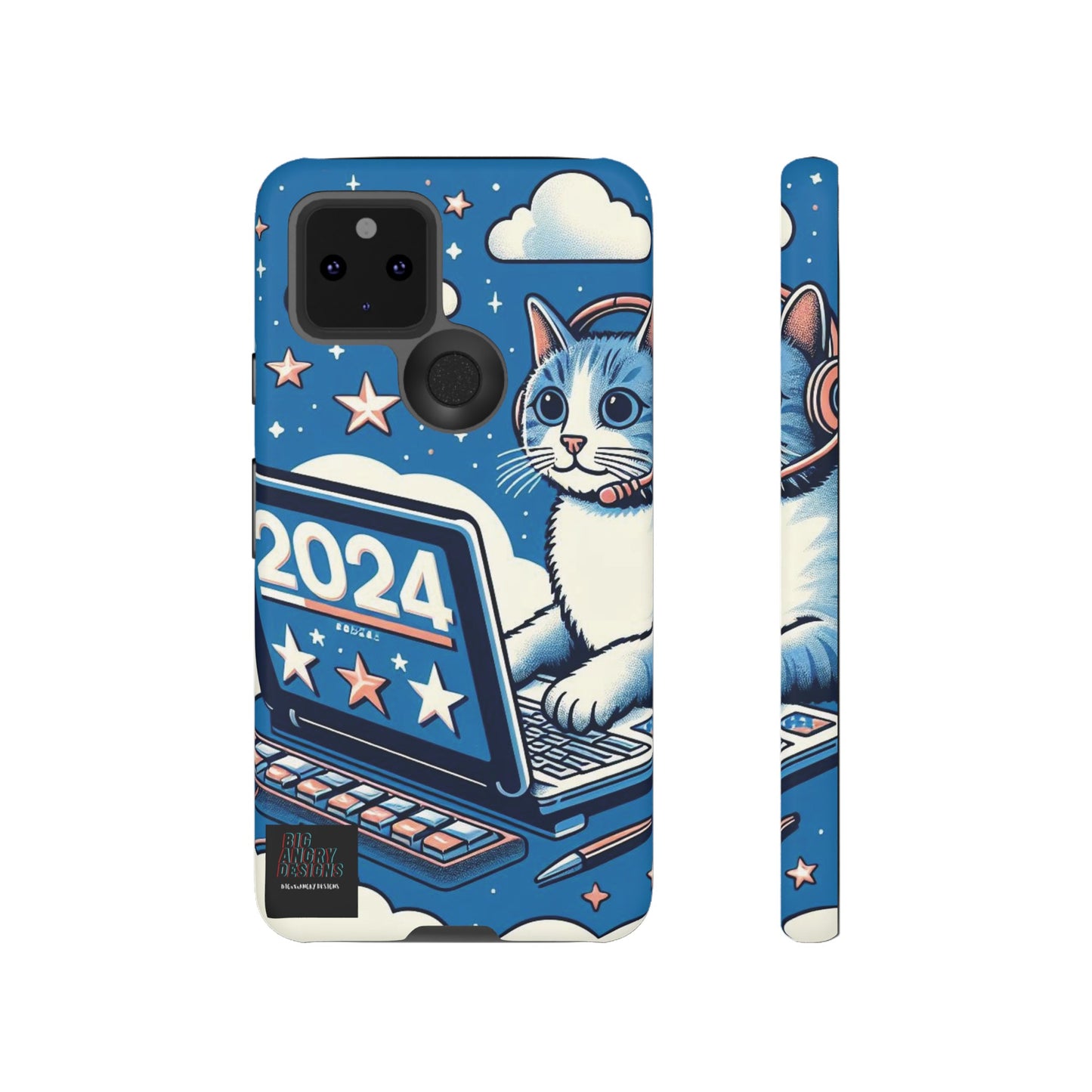 BIGxXxANGRY DESIGNS "2024  Kitty" Protective Phone Case