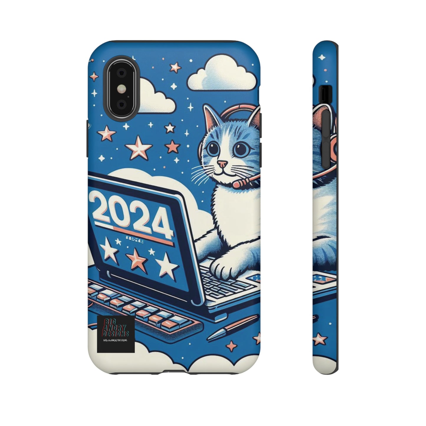 BIGxXxANGRY DESIGNS "2024  Kitty" Protective Phone Case