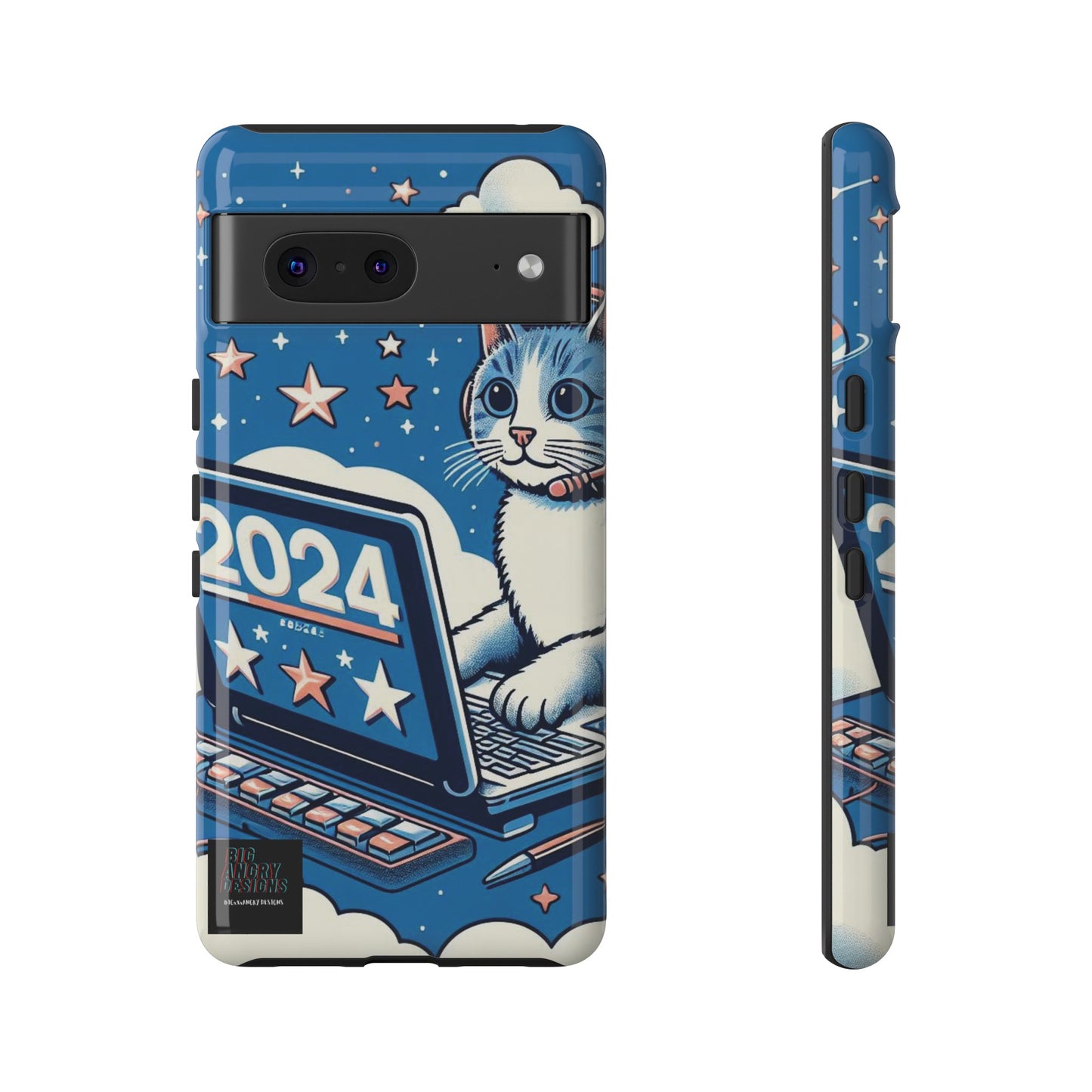 BIGxXxANGRY DESIGNS "2024  Kitty" Protective Phone Case