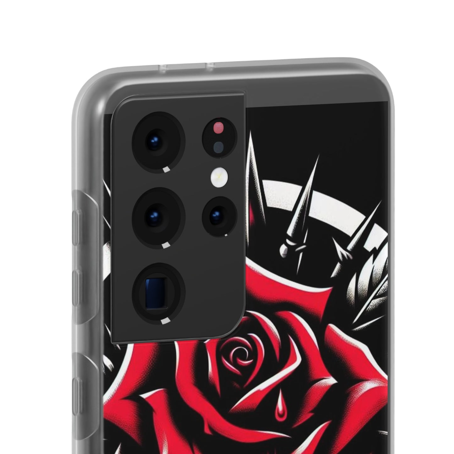 BIGxXxANGRY DESIGNS "Blood Rose" Flex Case