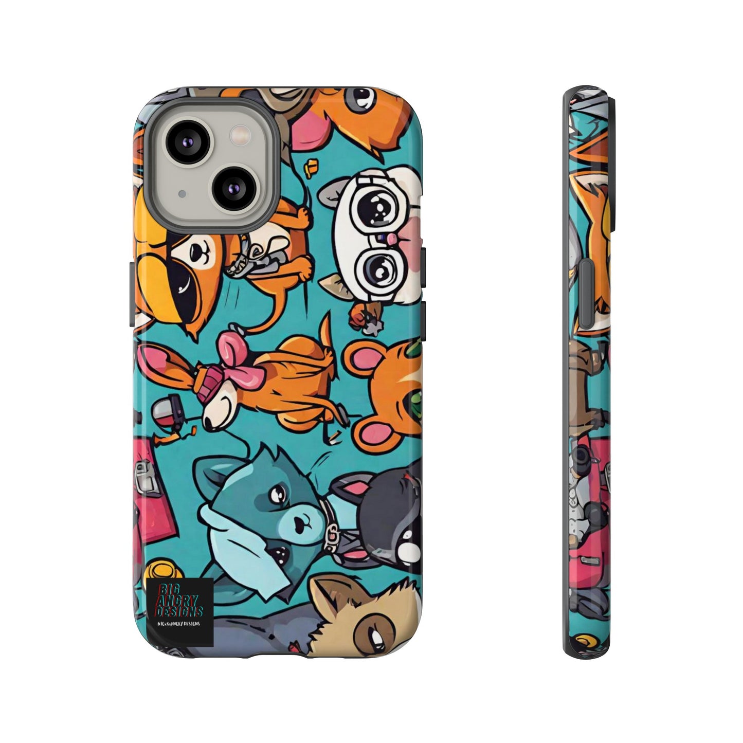 BIGxXxANGRY DESIGNS  "Paw Pals" Protective Phone Case