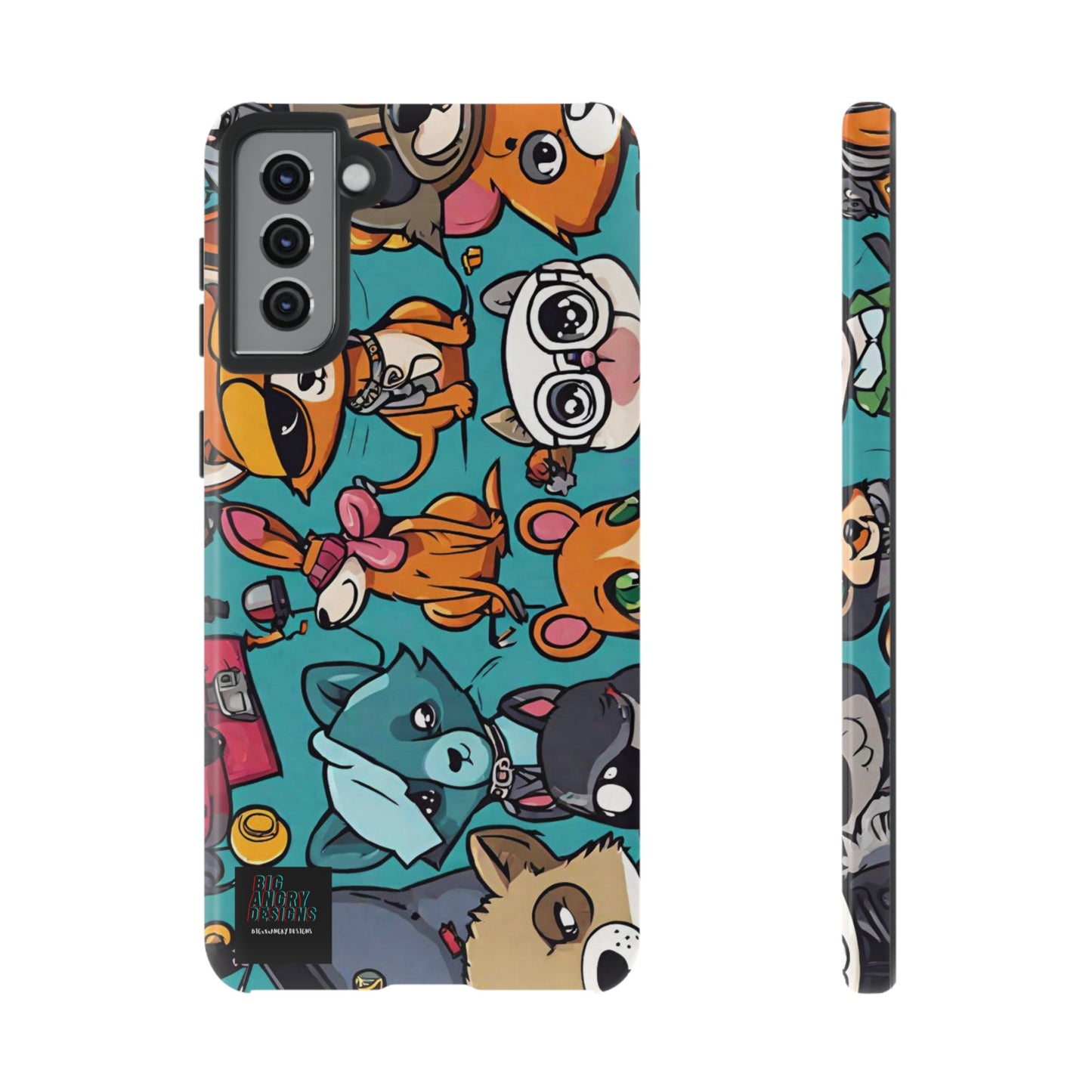 BIGxXxANGRY DESIGNS  "Paw Pals" Protective Phone Case