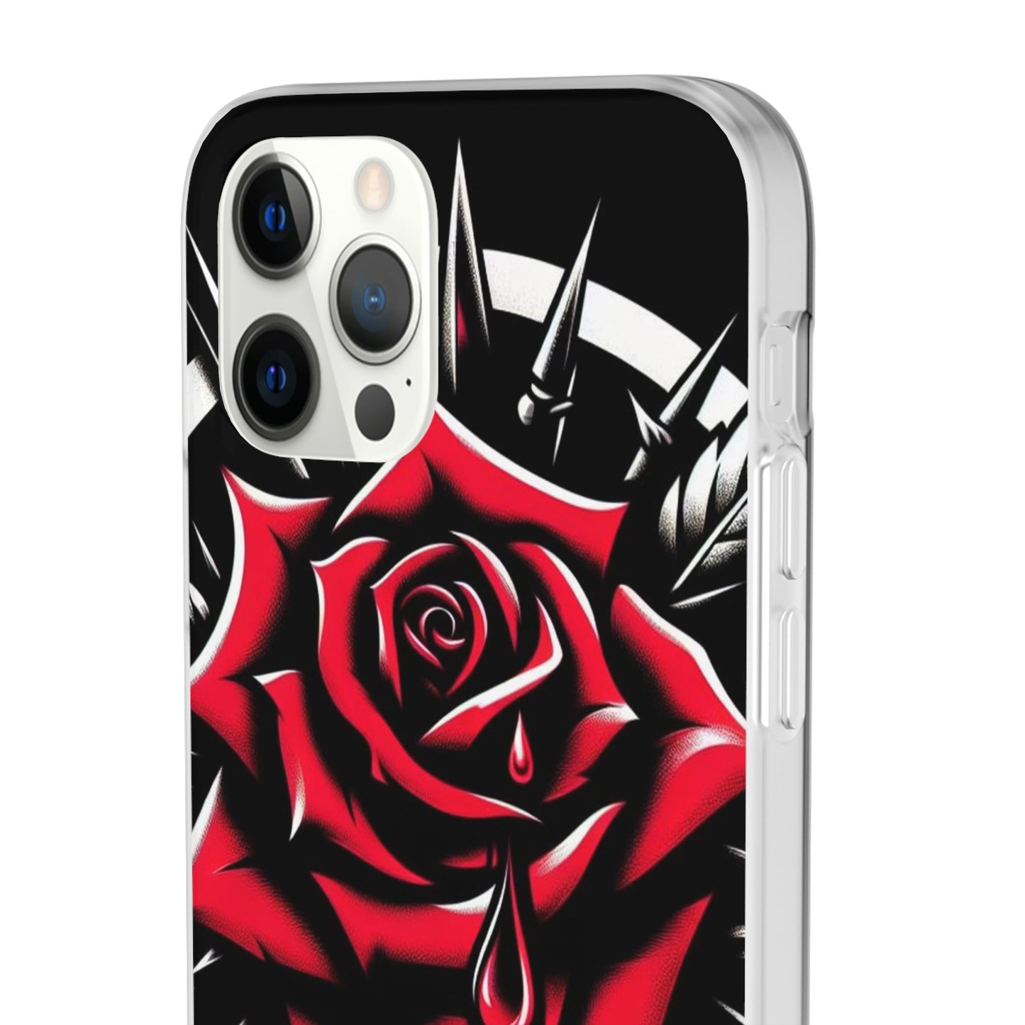 BIGxXxANGRY DESIGNS "Blood Rose" Flex Case