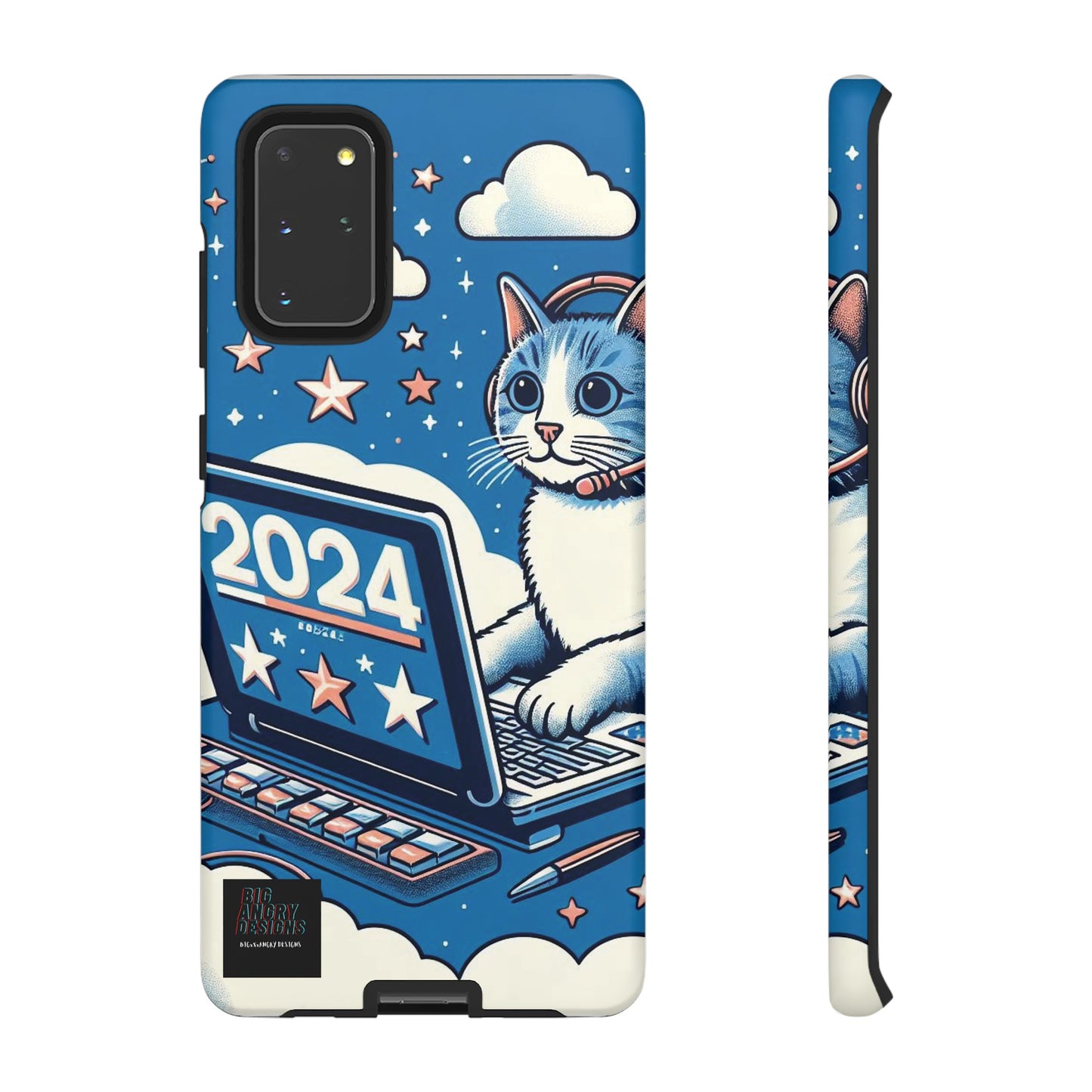 BIGxXxANGRY DESIGNS "2024  Kitty" Protective Phone Case