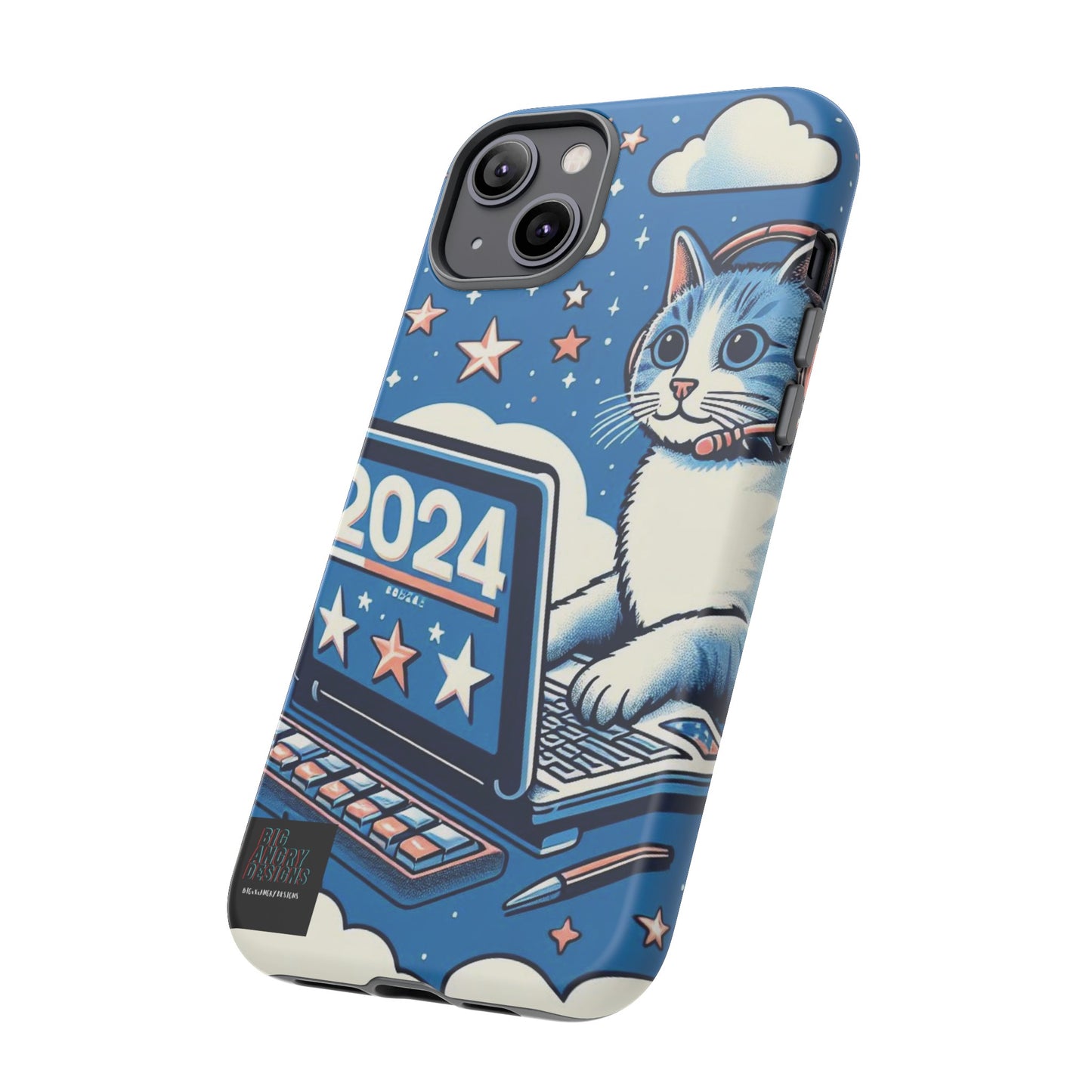 BIGxXxANGRY DESIGNS "2024  Kitty" Protective Phone Case