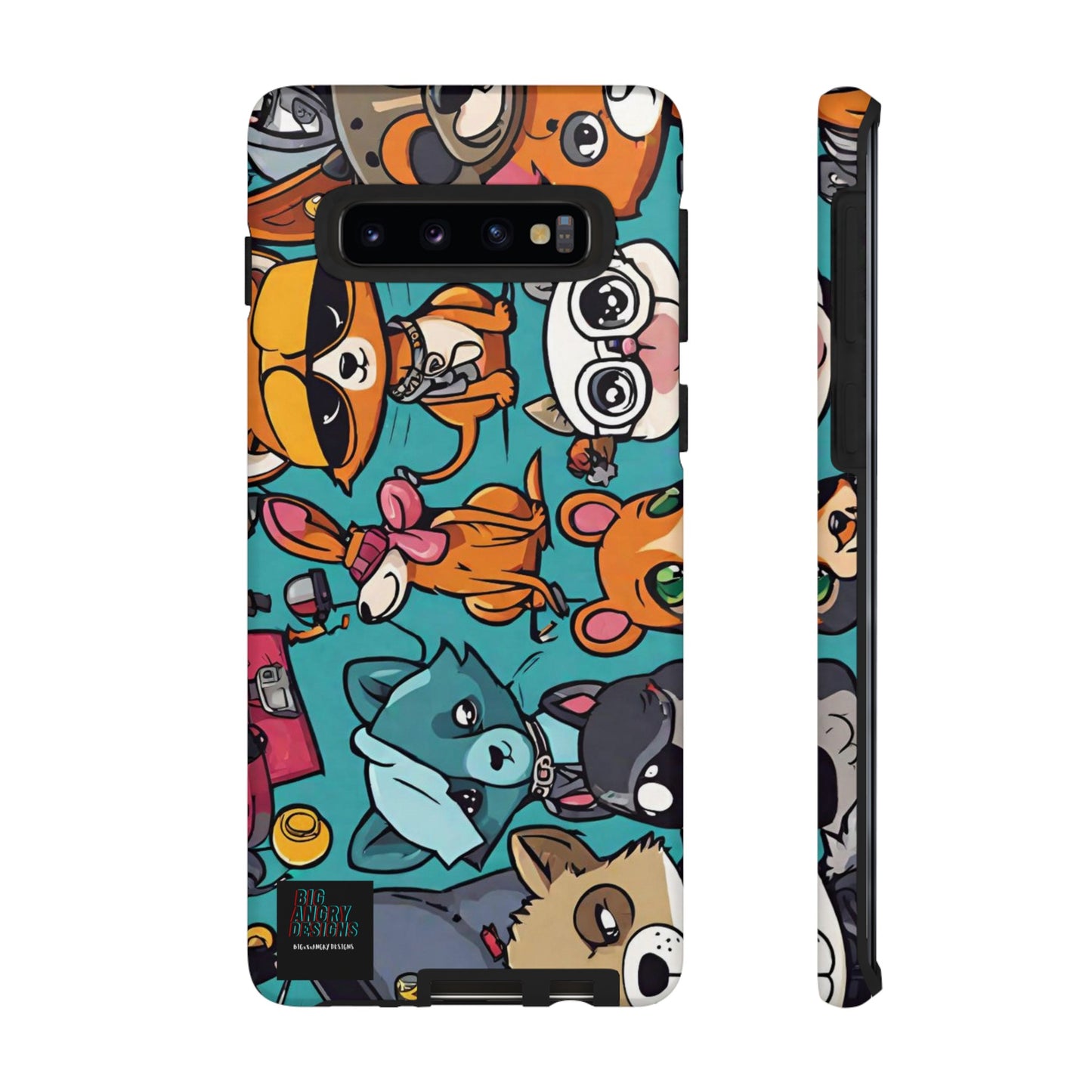 BIGxXxANGRY DESIGNS  "Paw Pals" Protective Phone Case