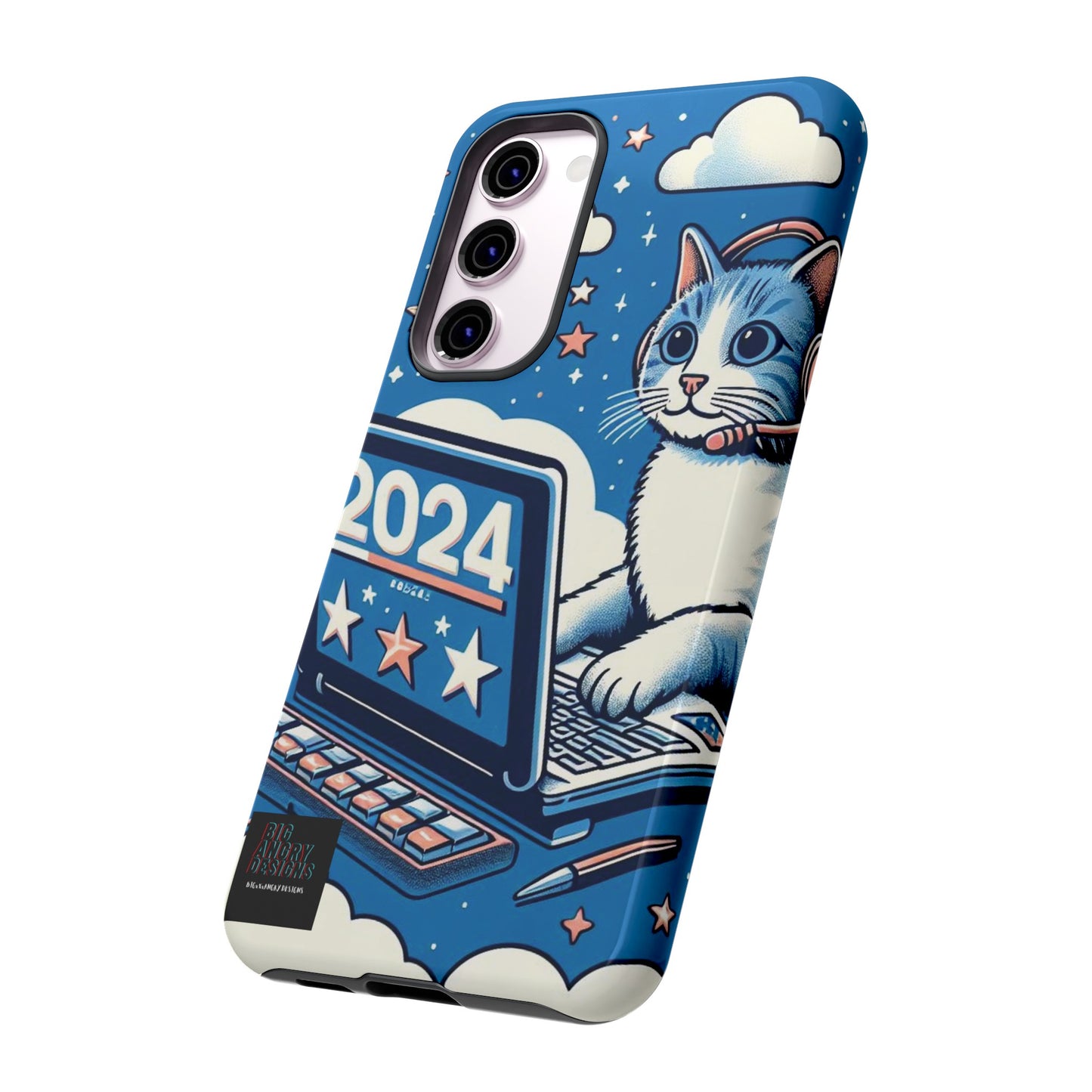 BIGxXxANGRY DESIGNS "2024  Kitty" Protective Phone Case