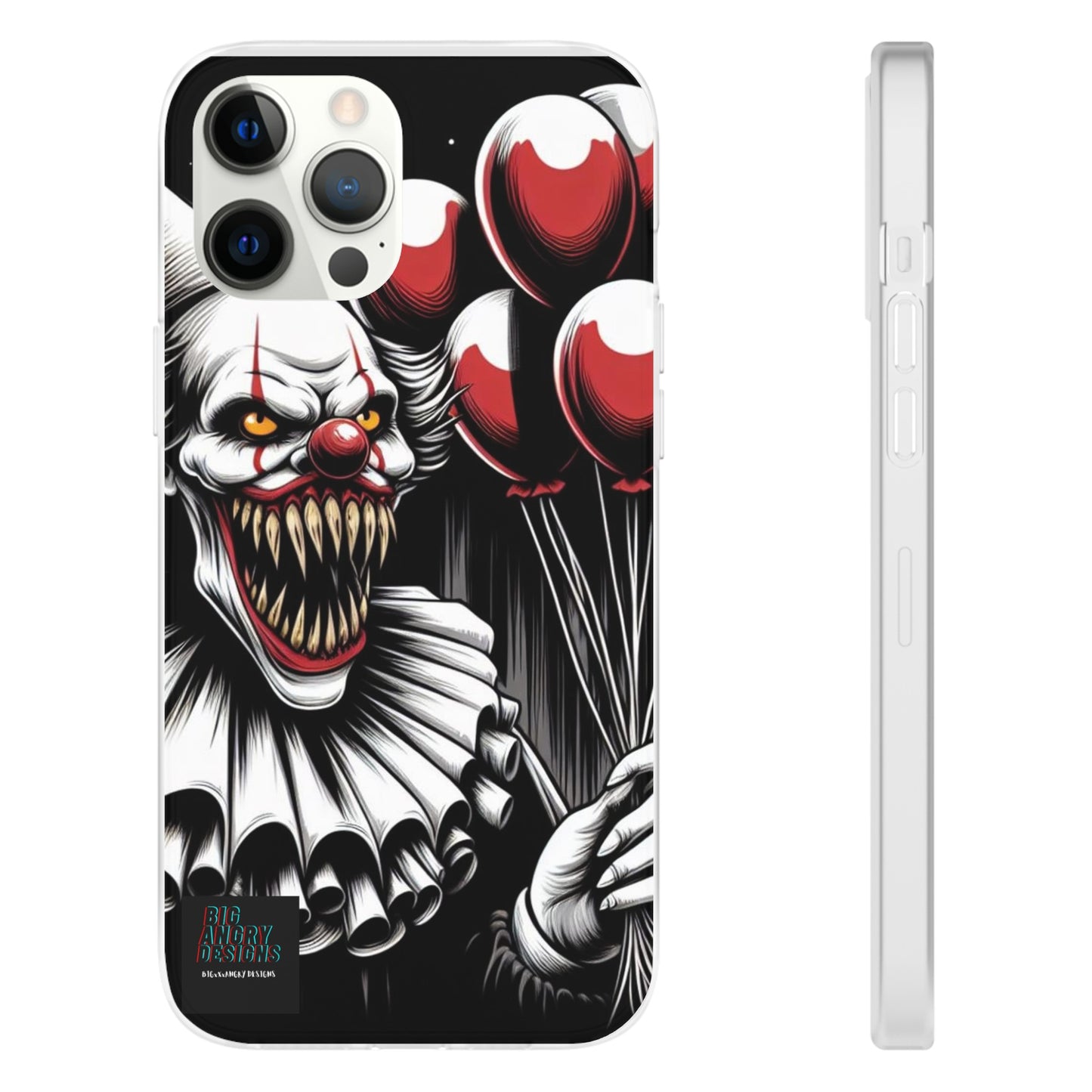 BIGxXxANGRY DESIGNS "BUBBLES THE CLOWN" Flex Case