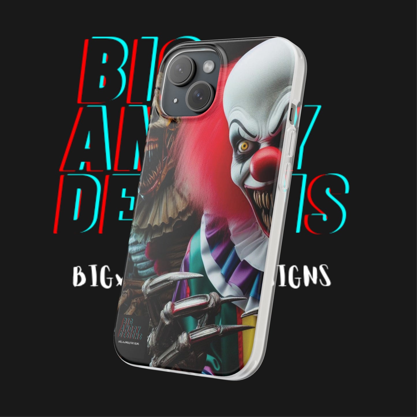 BIGxXxANGRY DESIGNS "Coulrophobia" Flex Case