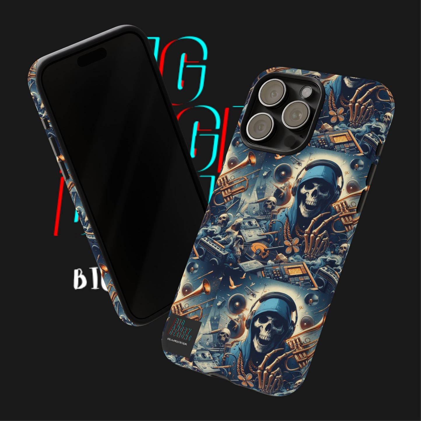 BIGxXxANGRY DESIGNS "Cosmic Jam" Protective Phone Case