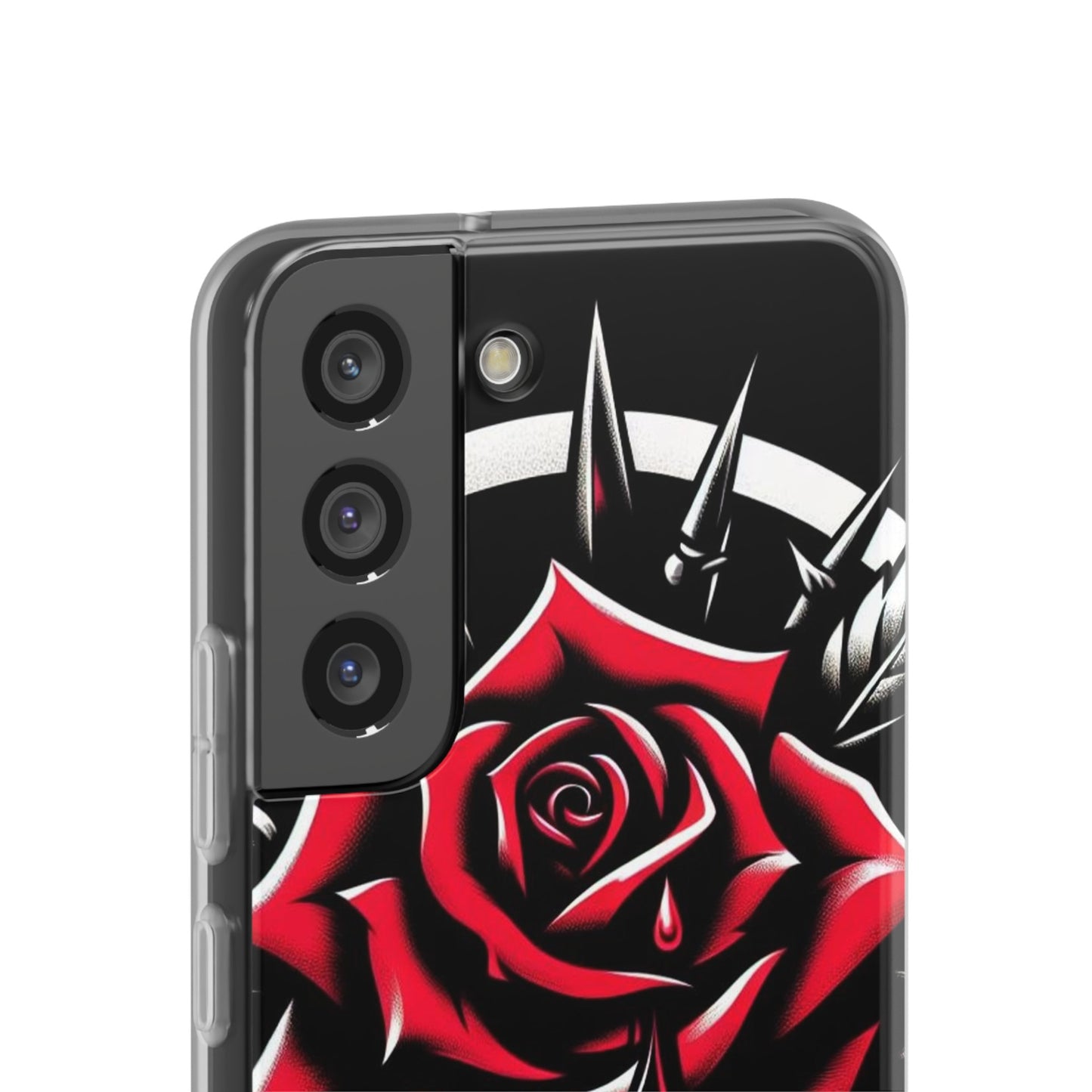 BIGxXxANGRY DESIGNS "Blood Rose" Flex Case