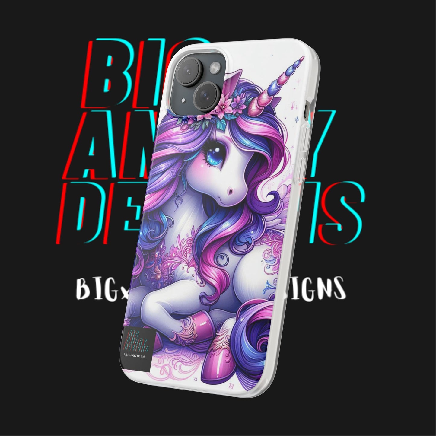 BIGxXxANGRY DESIGNS "LUNA LOVE" Flex Case