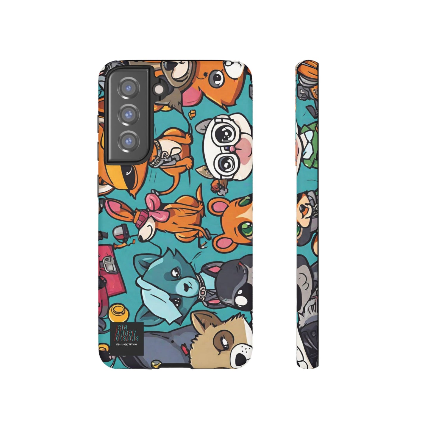 BIGxXxANGRY DESIGNS  "Paw Pals" Protective Phone Case